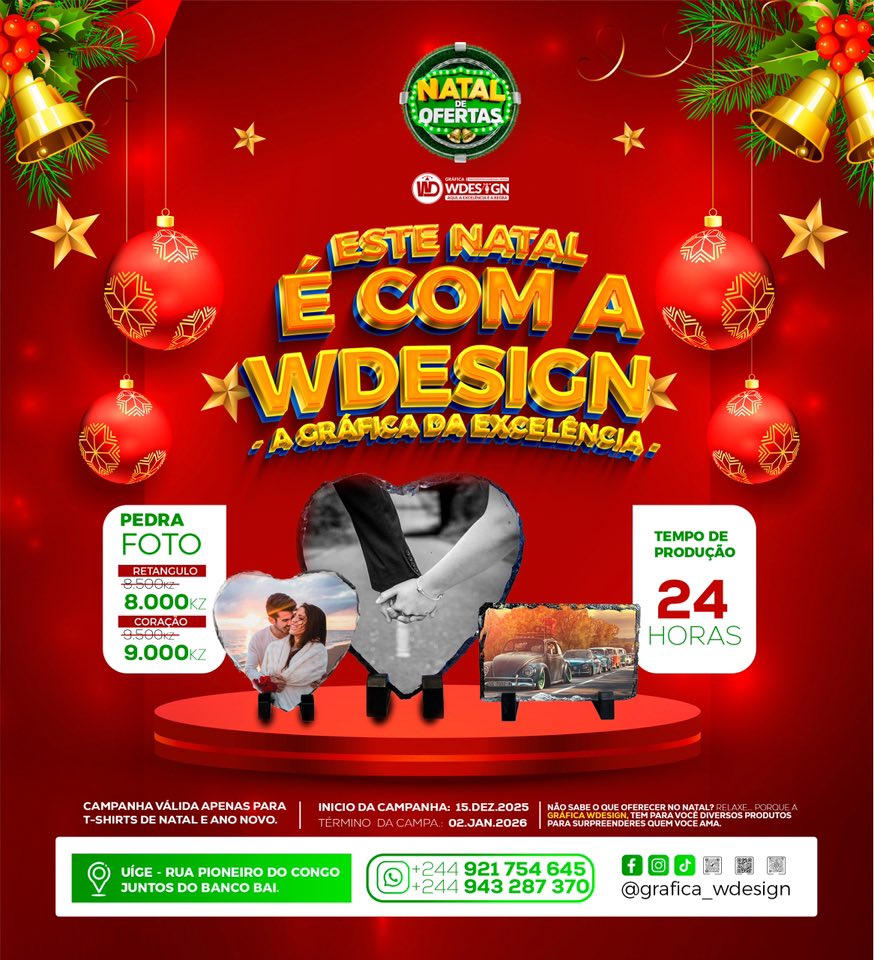 Gráfica WDesign Facebook ad: NATAL COM A GRÁFICA DA EXCELÊNCIA, WDESIGN