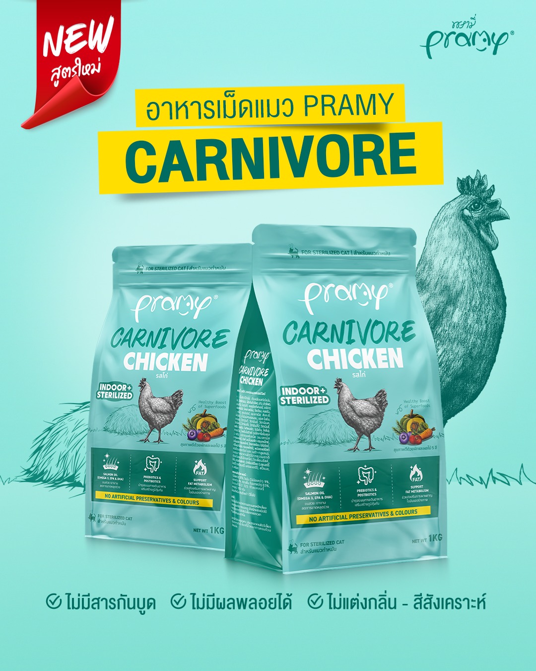 PRAMY อาหารแมวพรามี่ Facebook ad