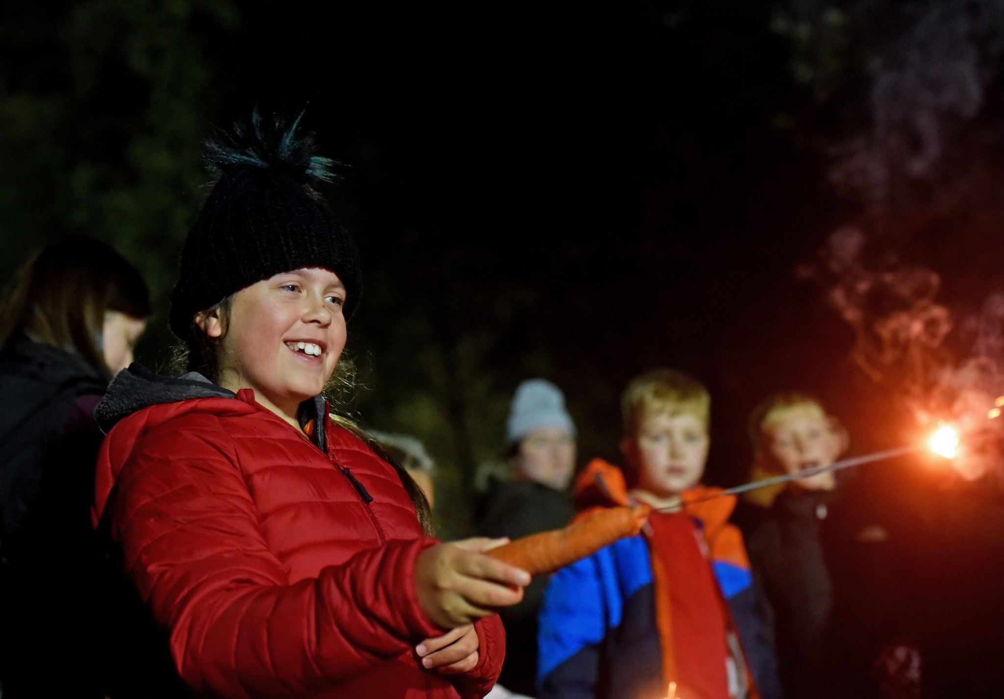 Visit Conkers Facebook ad: Family Fireworks in the Forest