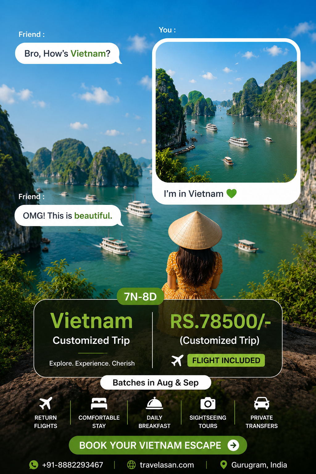 Travelasan Facebook ad: Planning International Holiday?