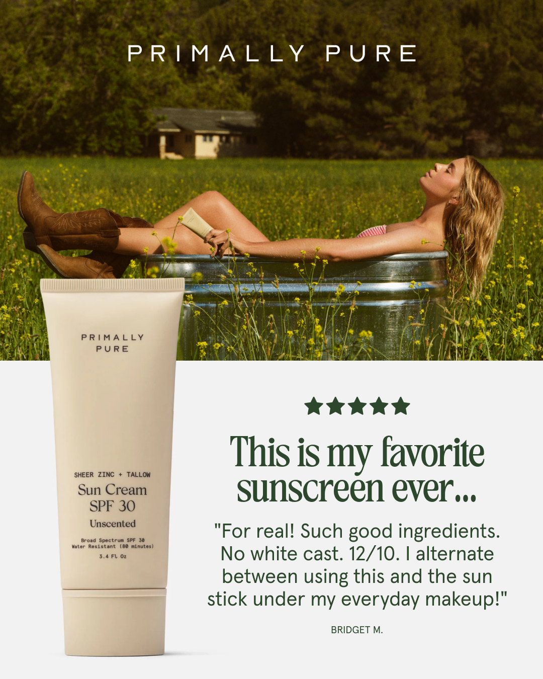 Primally Pure Skincare Facebook ad