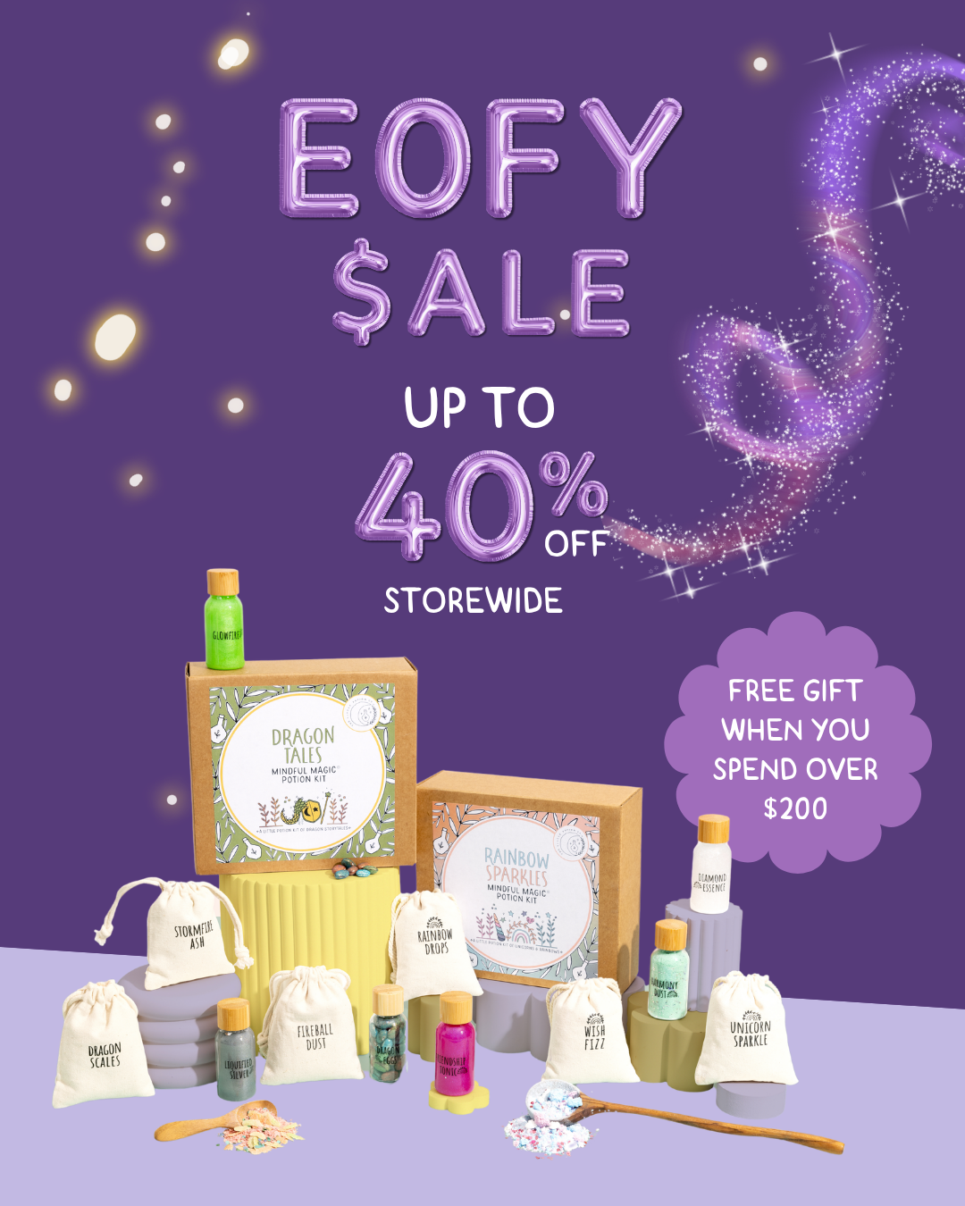 The Little Potion Co Facebook ad