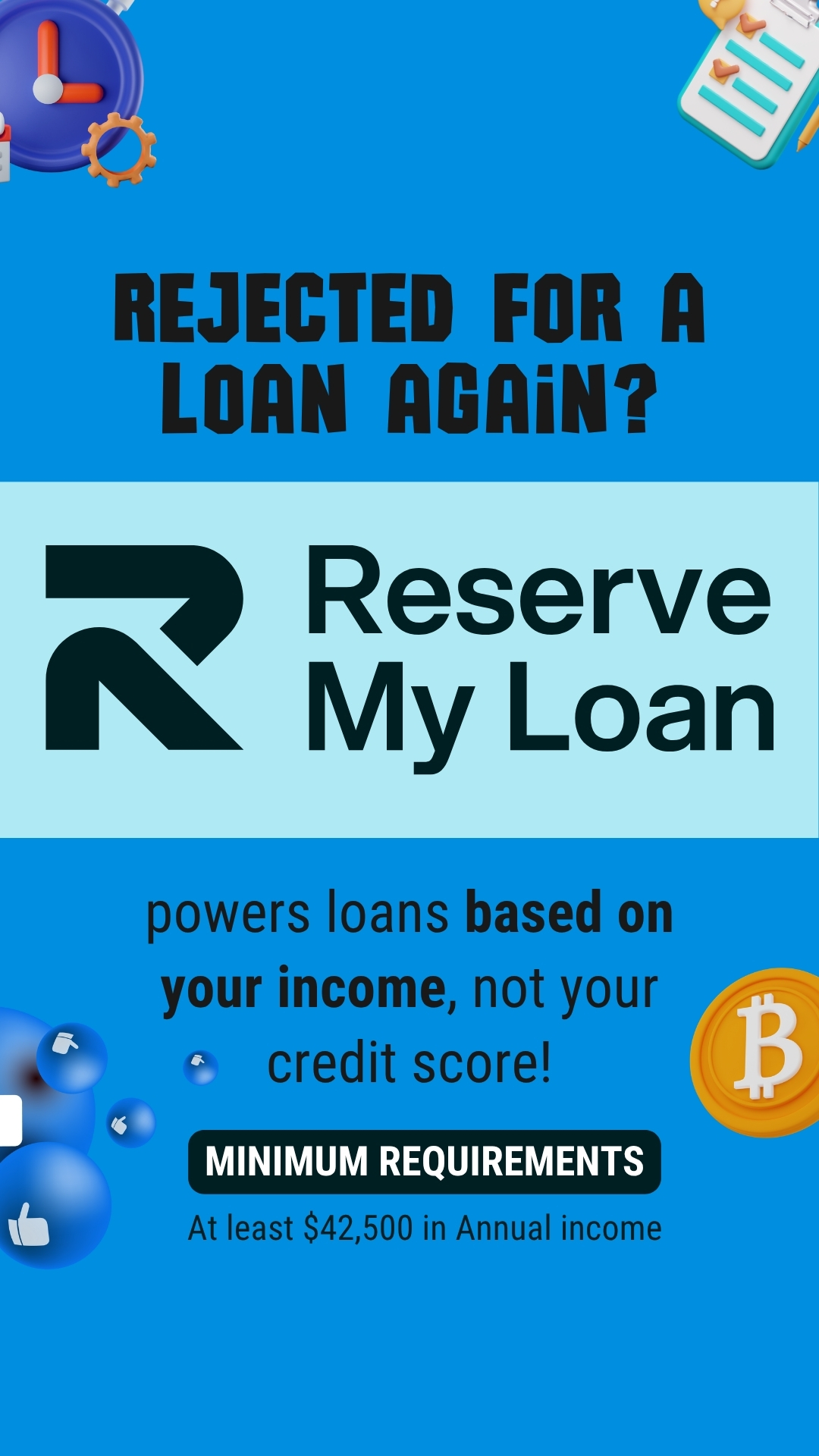 Reserve My Loan Facebook ad: Get Loan Offers In As Little As 60 Seconds!