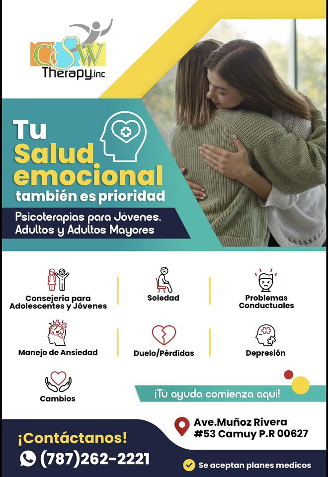 CSWTherapy, Inc. Facebook ad: En CSWTherapy te acompañamos en el proceso hacia…