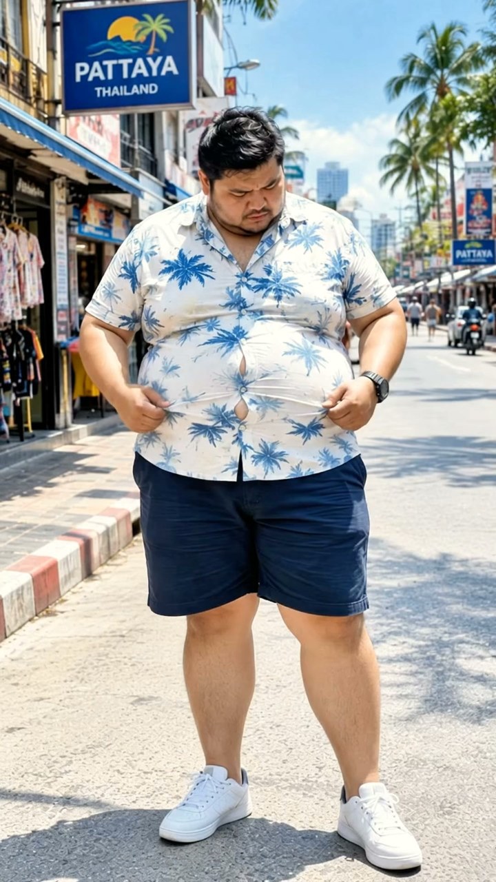 Bigdaddysislandwear Facebook ad: Too tight around the belly?