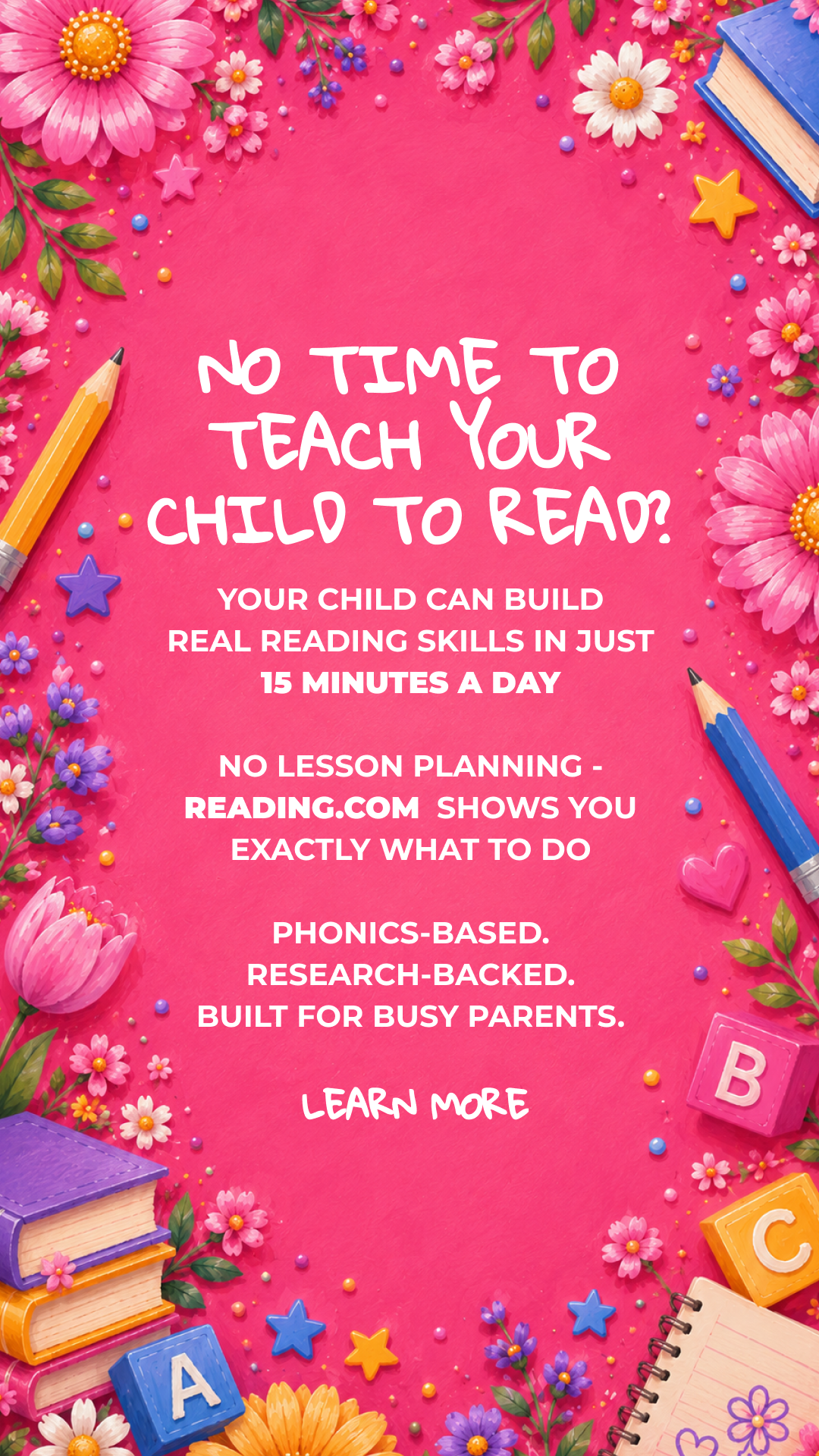 Reading.com Facebook ad