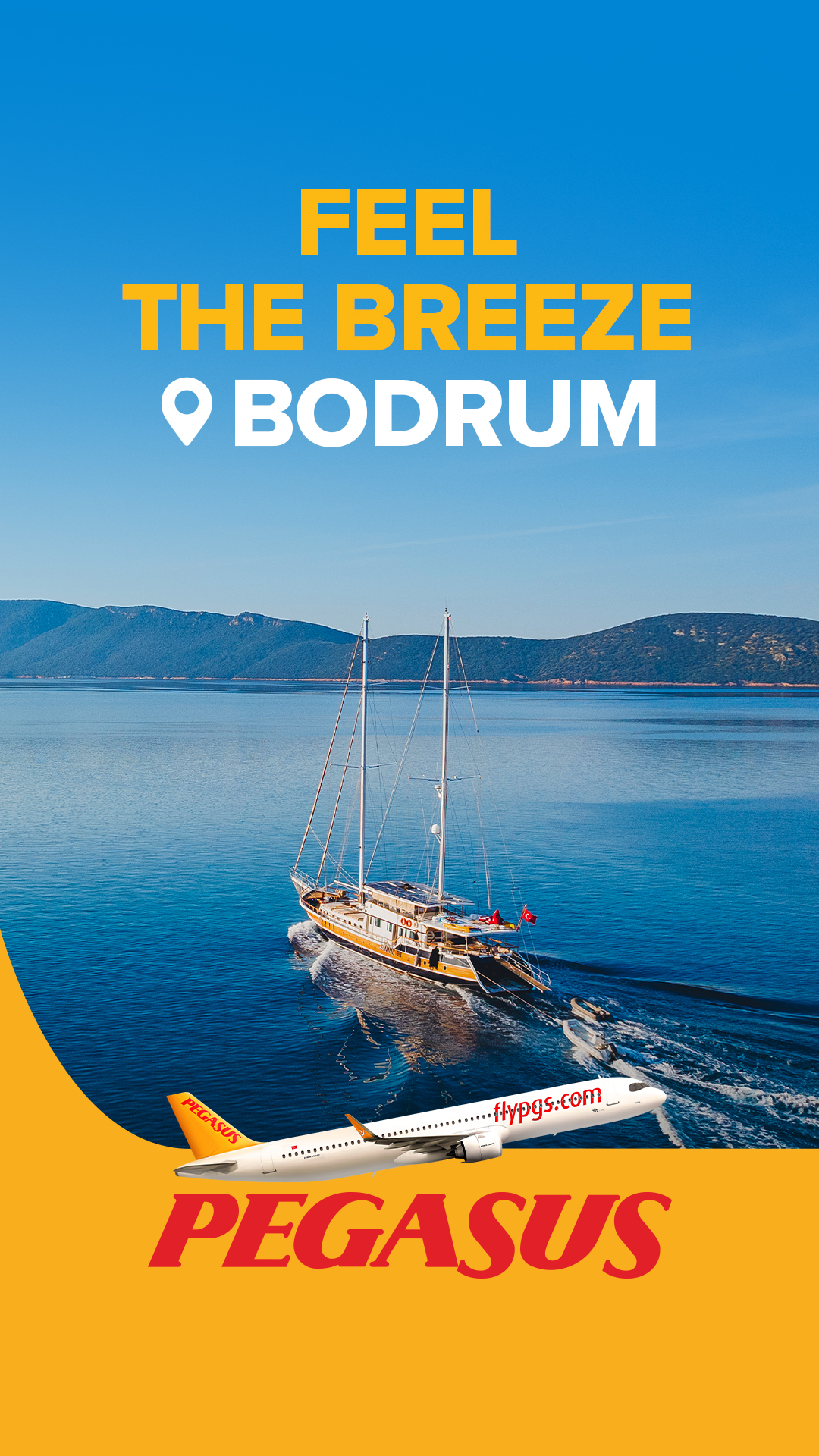 Pegasus Airlines Facebook ad