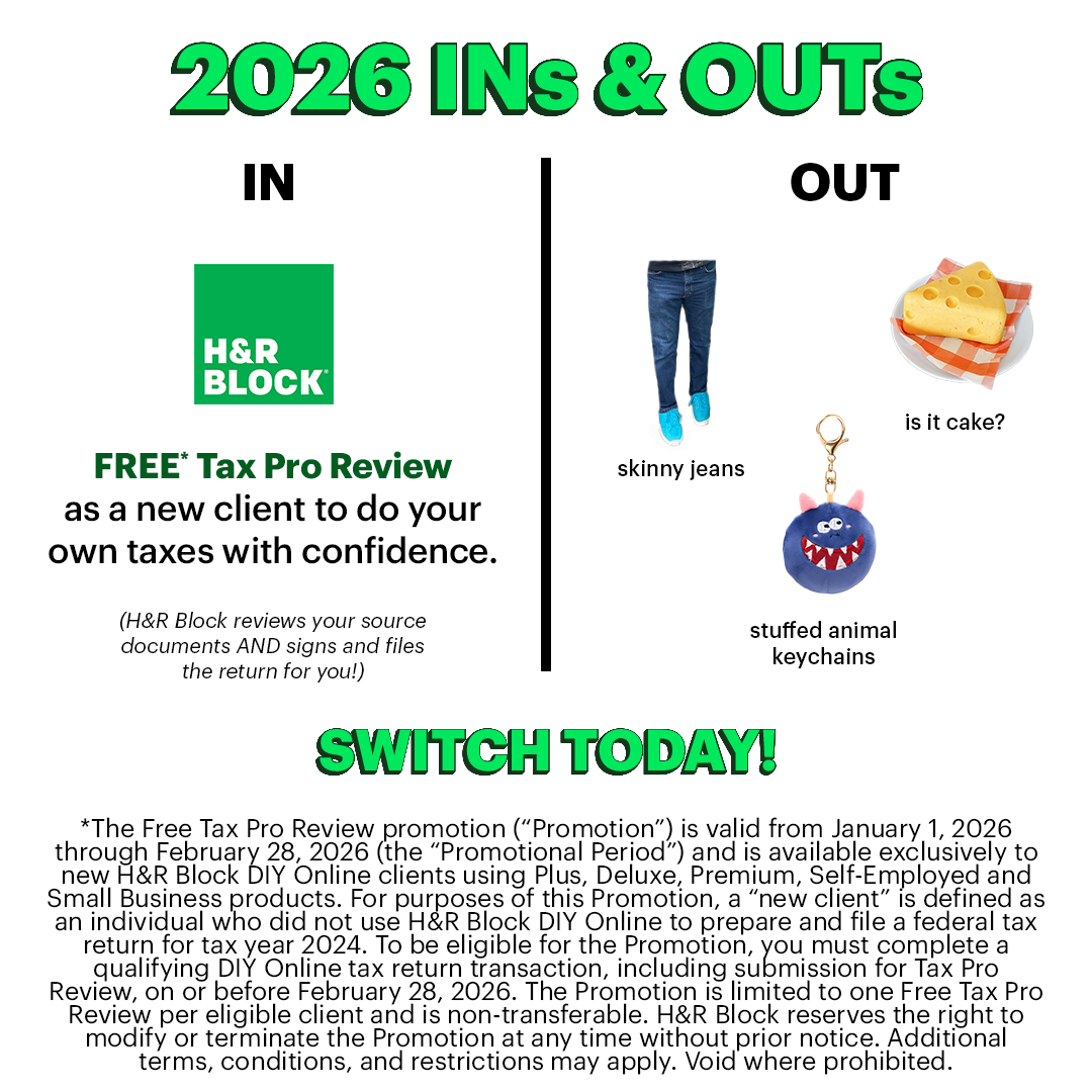H&R Block Facebook ad