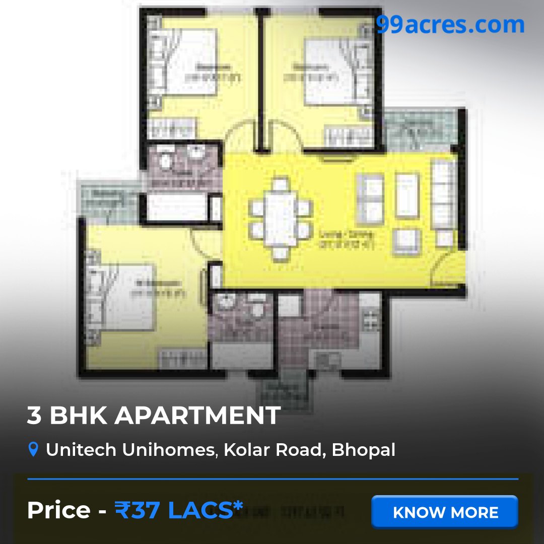 99acres Facebook ad