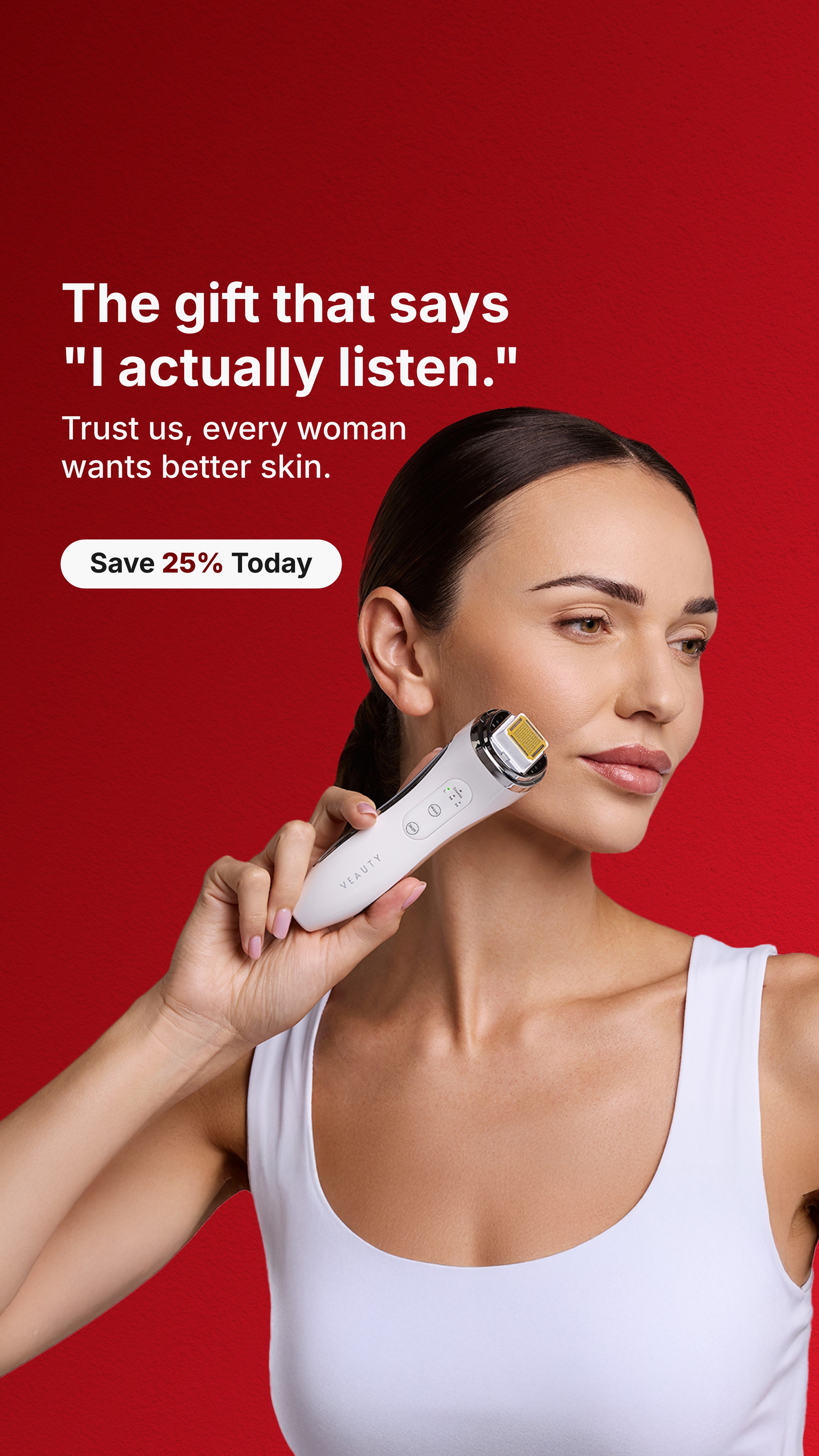 Veauty Facebook ad