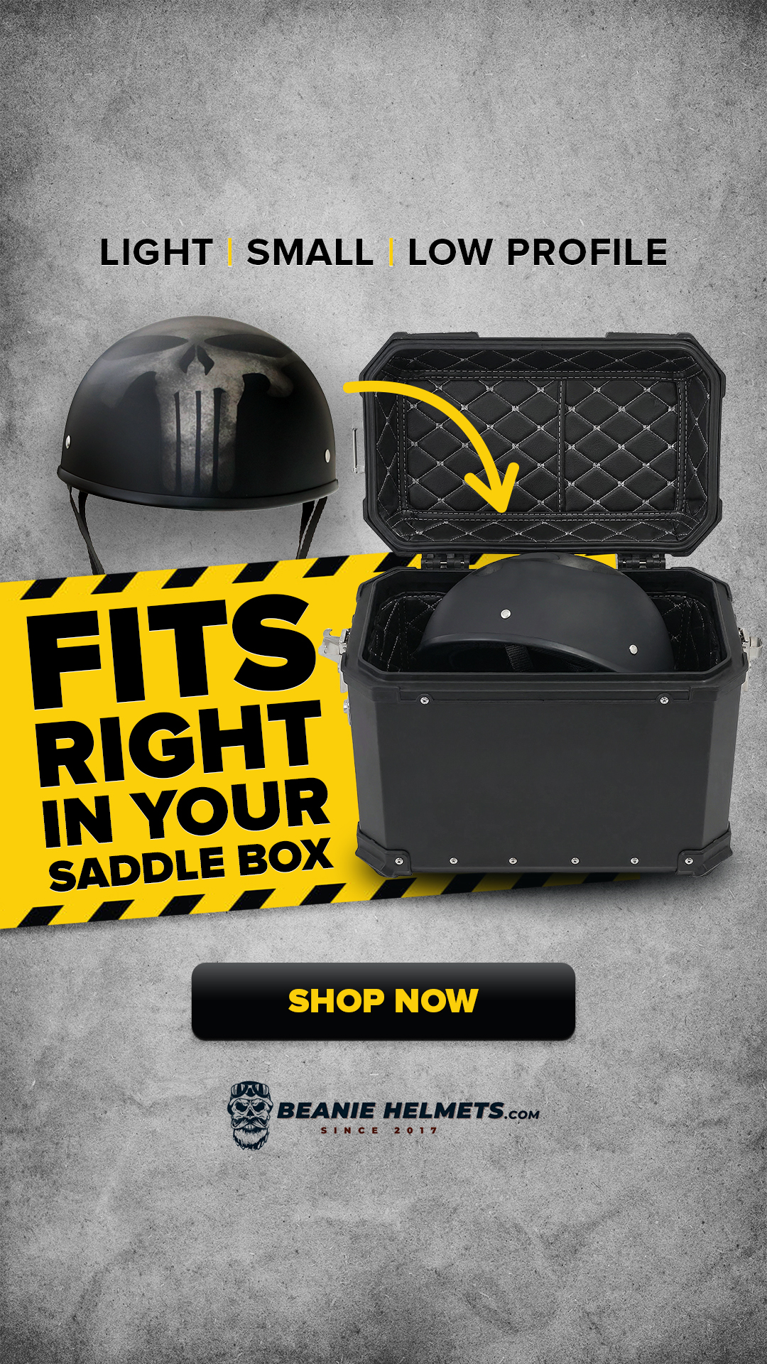 Beanie Helmets Facebook ad