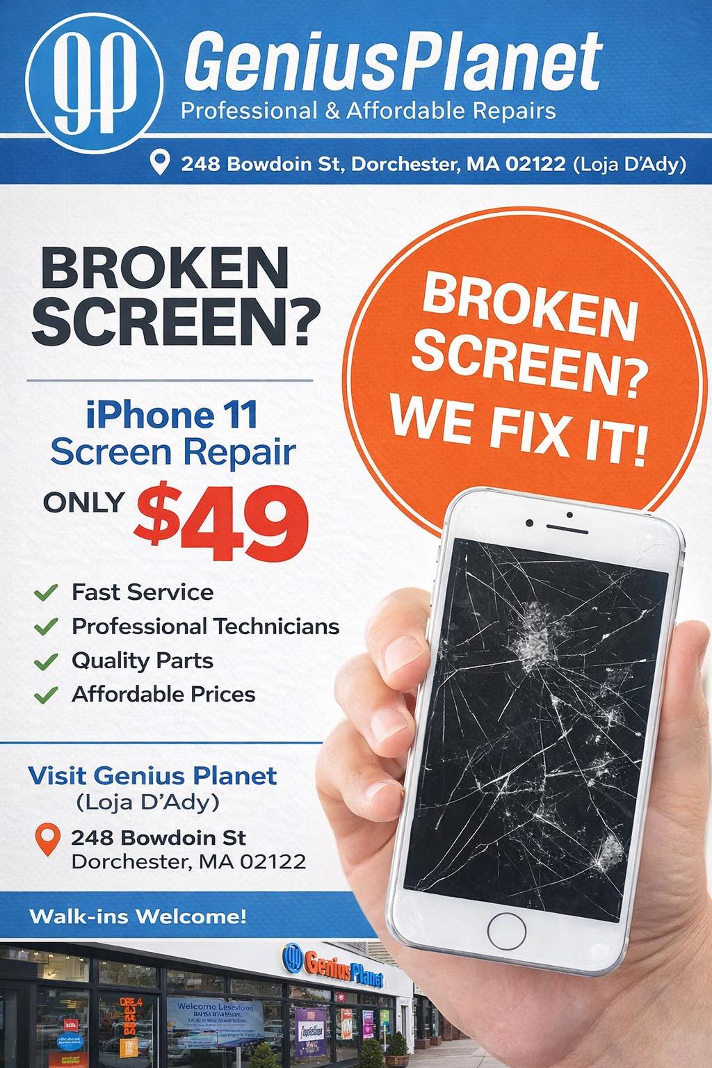 Genius Planet Facebook ad: GENIUS PLANET- The one spot for all your mobile and…