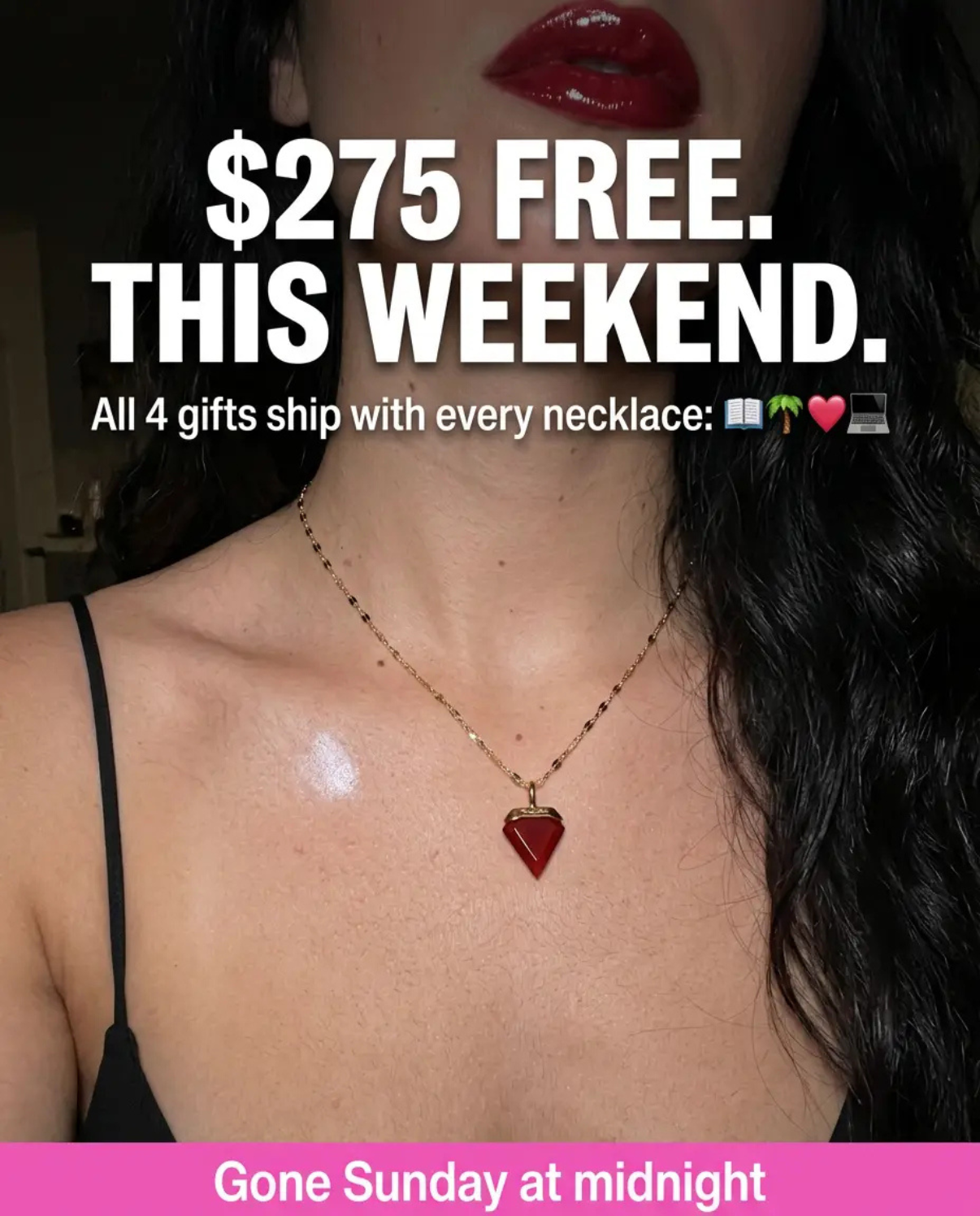 The Crystal Babes Facebook ad