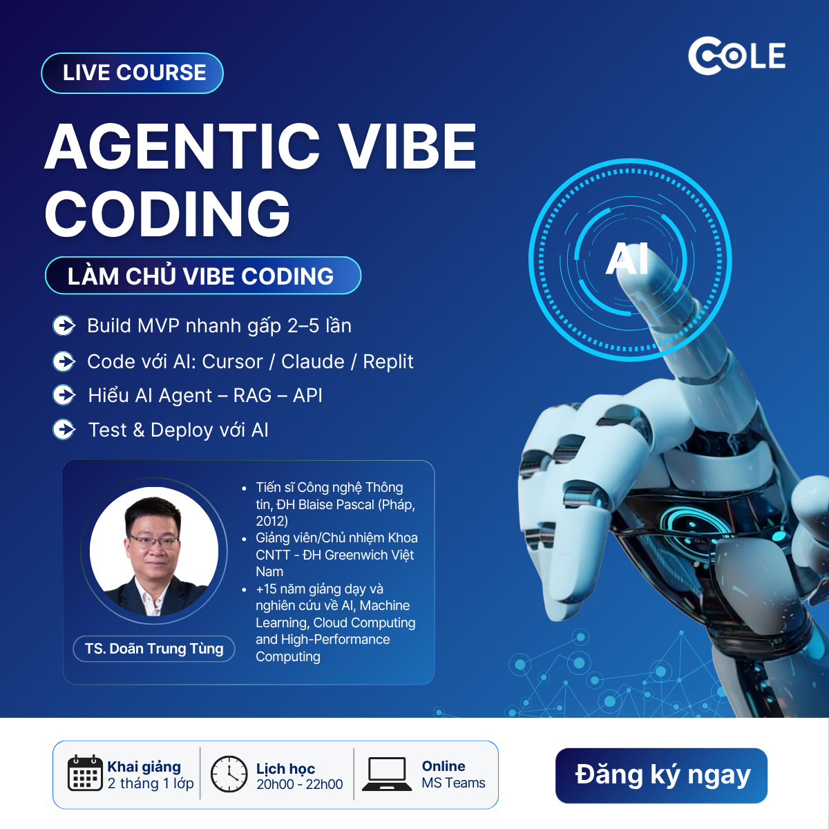 Trí tuệ nhân tạo AI & No code ứng dụng Facebook ad: Nhận tư vấn miễn phí