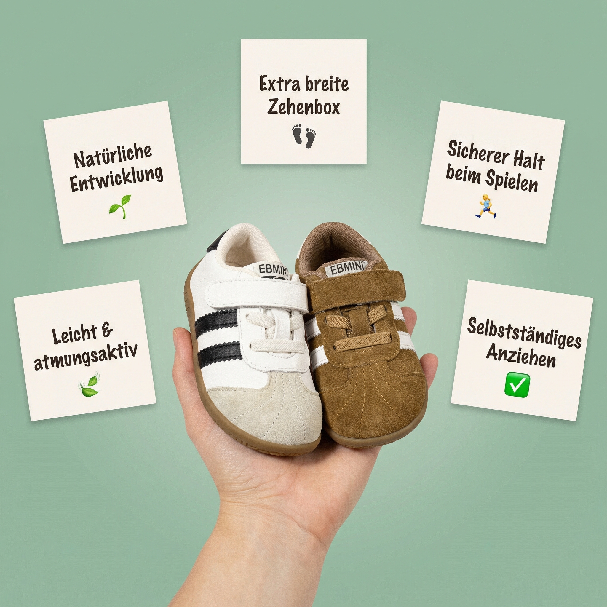 Ebmini - Kinder Barfußschuhe Facebook ad