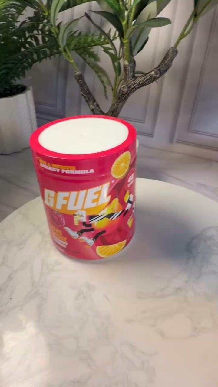 G FUEL Facebook ad: Legendary Collabs. 50% Off