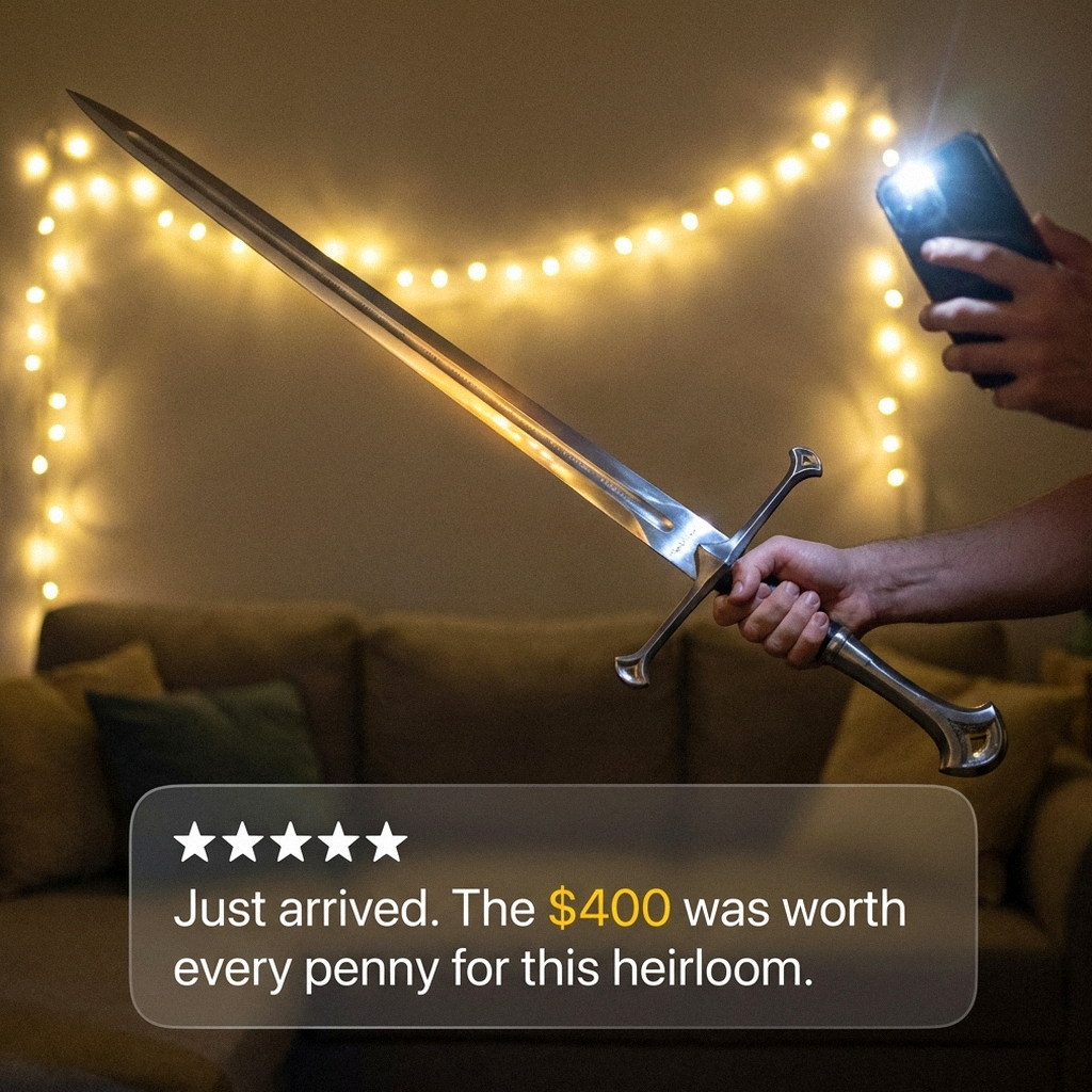 Katana Sword Facebook ad