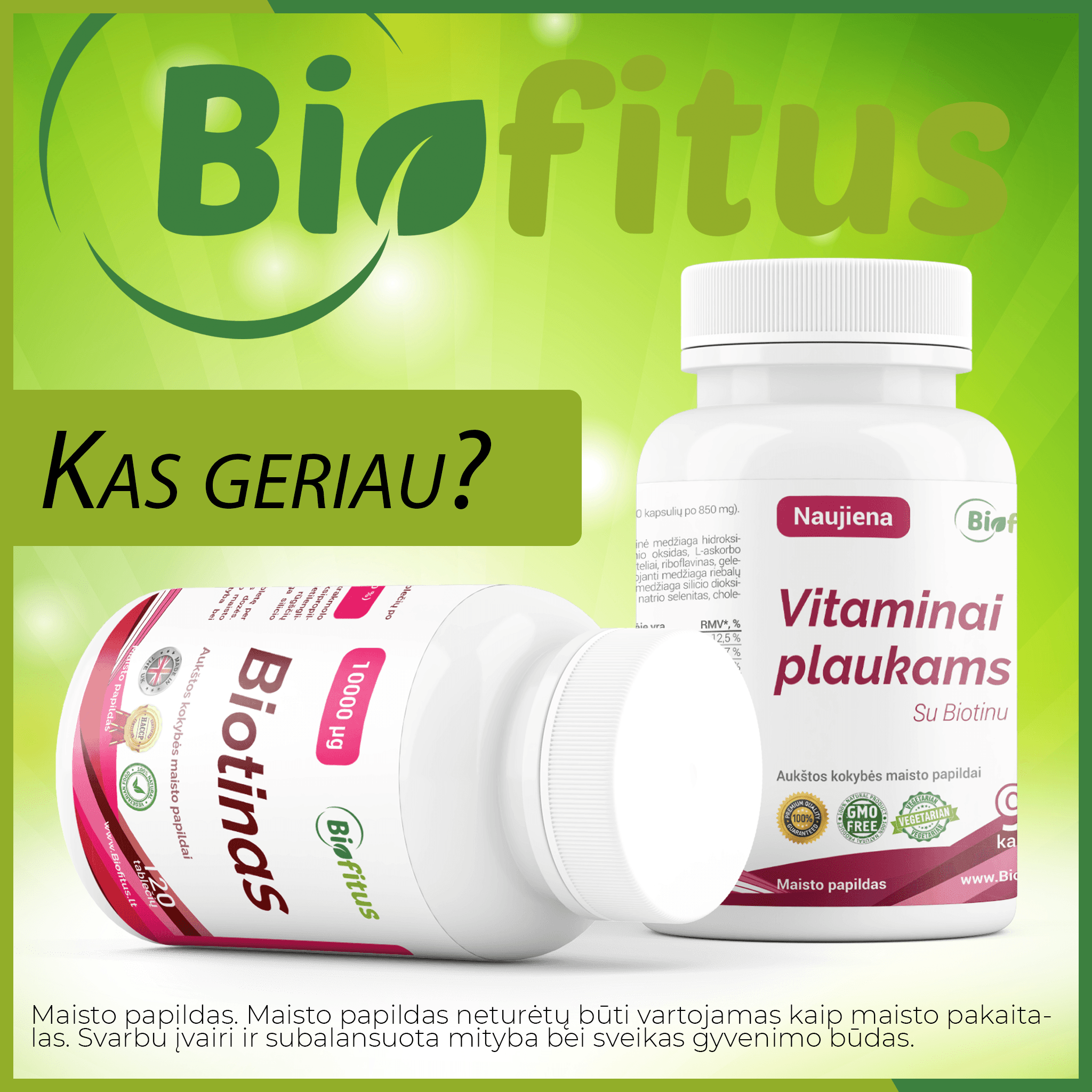 Biofitus Facebook ad