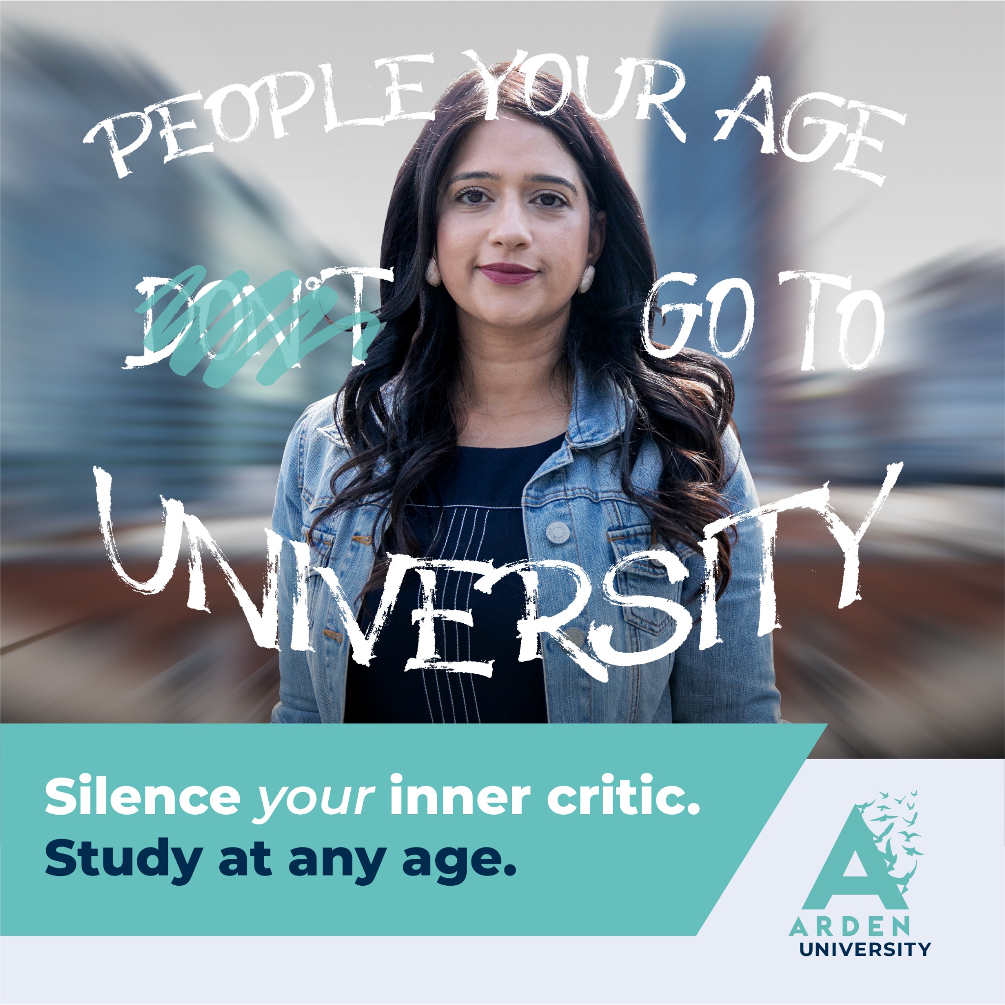 Arden University Facebook ad