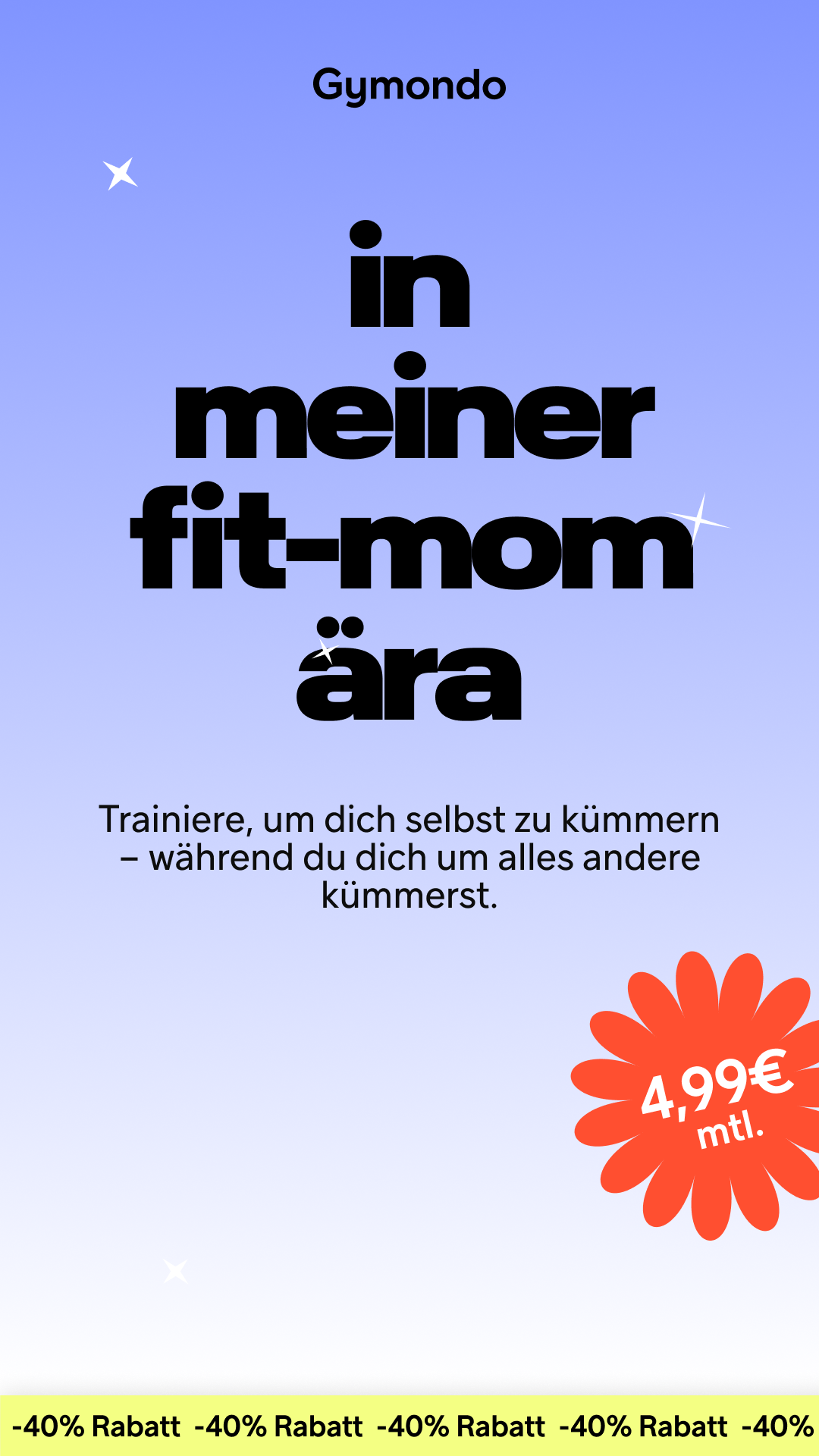 Gymondo Facebook ad
