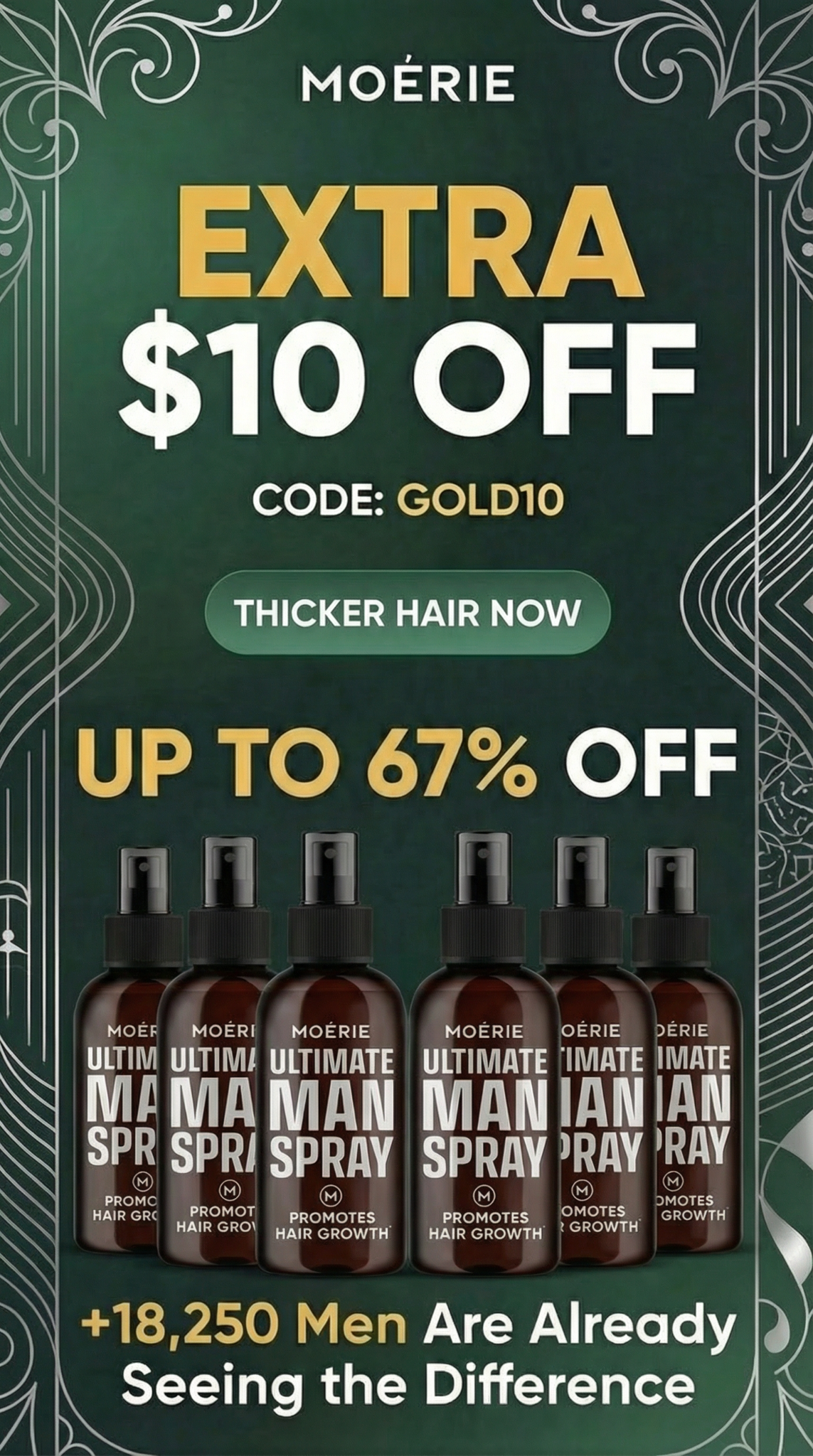 Moerie for men Facebook ad