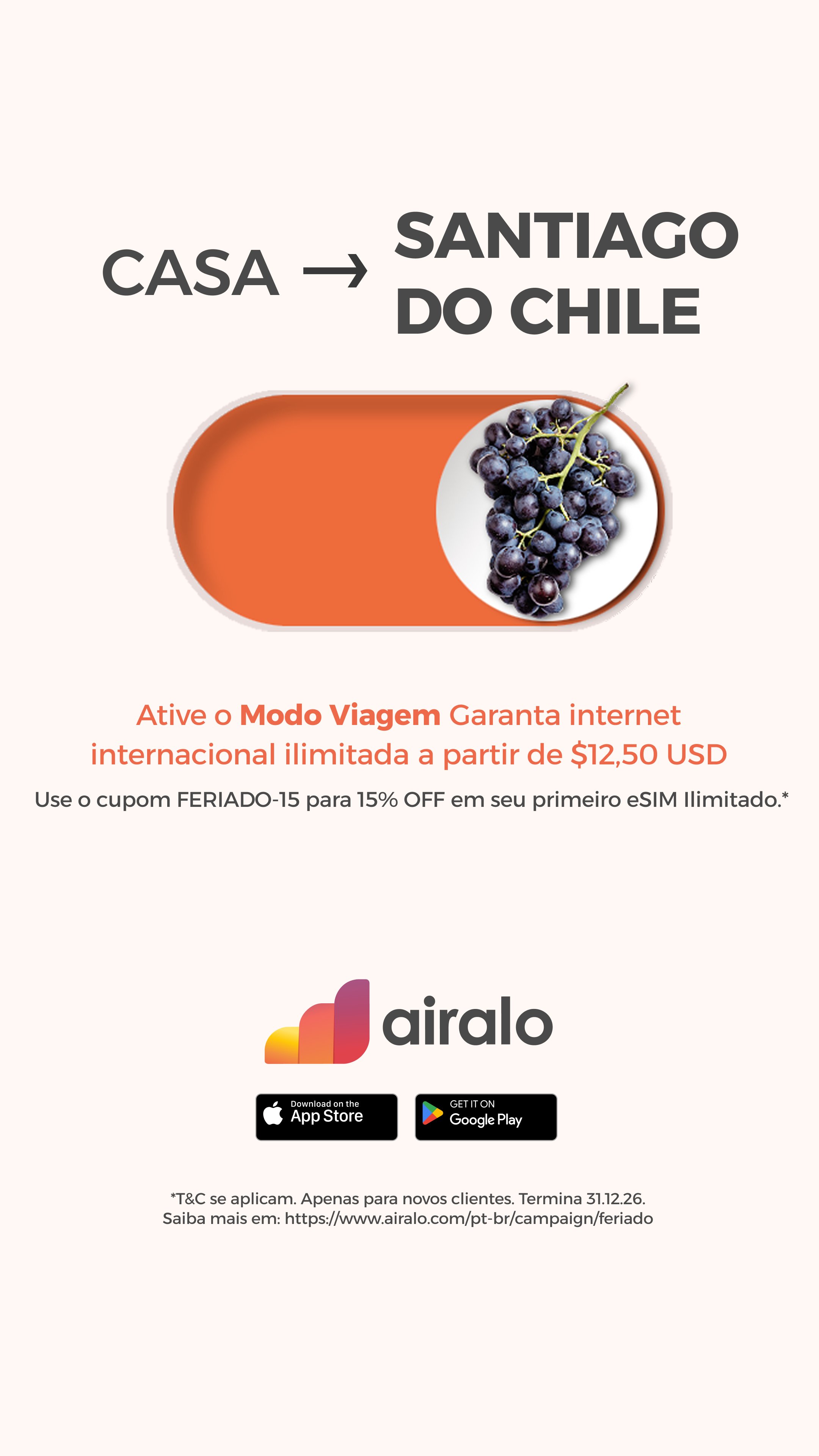 Airalo Global eSIM Store Facebook ad