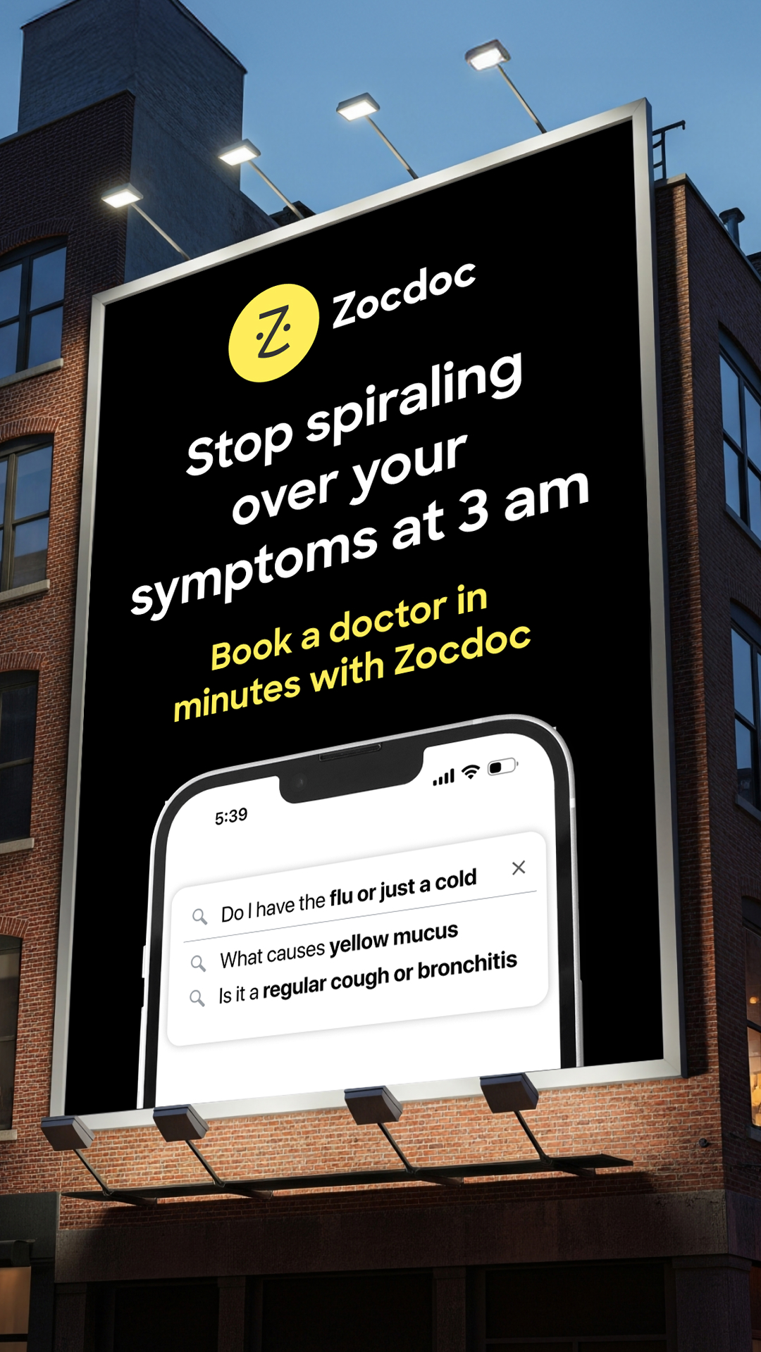 Zocdoc Facebook ad