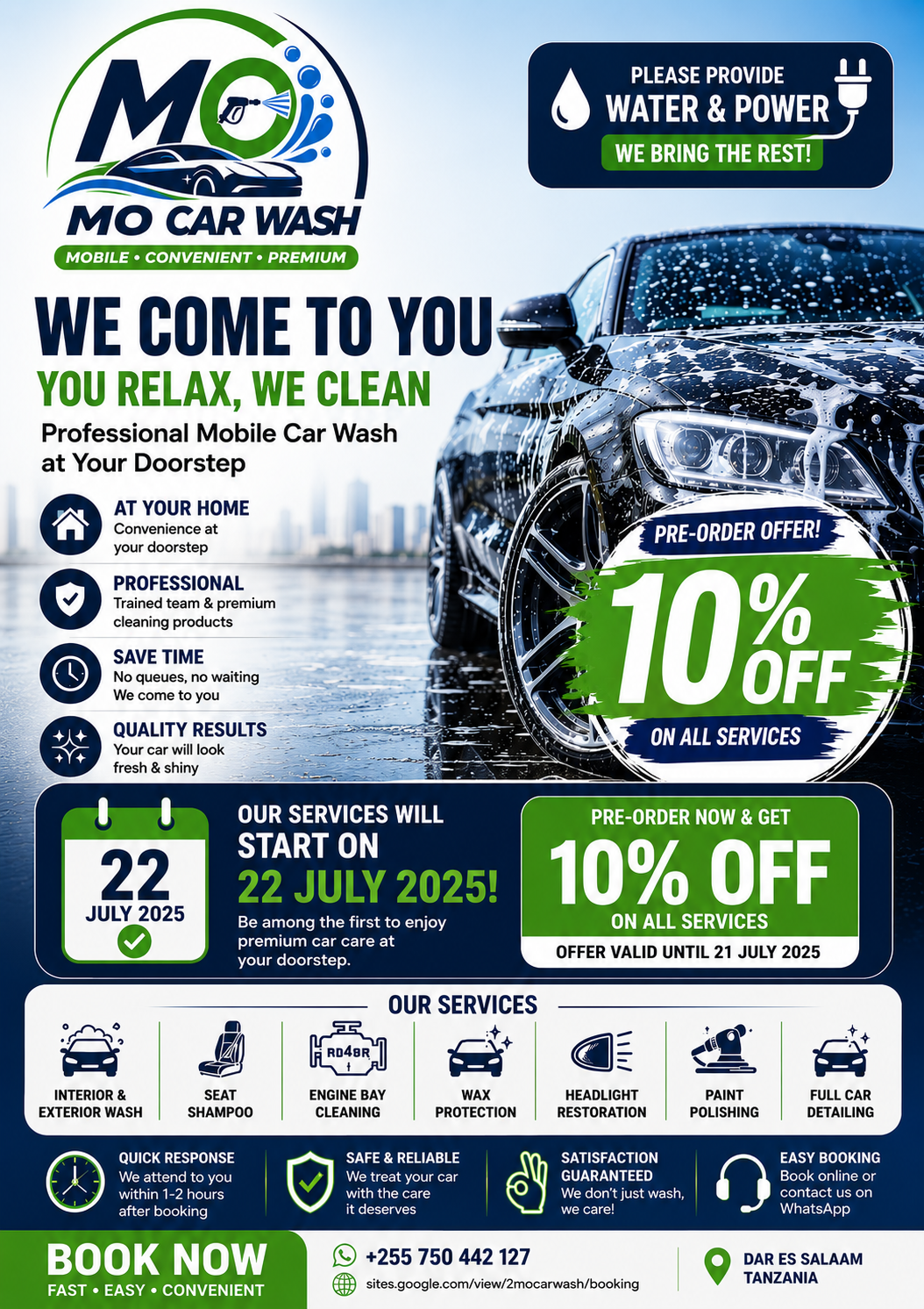 Mobile Carwash Facebook ad