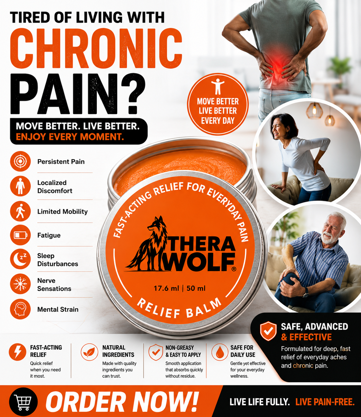 Therawolf-US Facebook ad: DON’T LET STIFFNESS DECIDE WHAT YOU CAN DO TODAY.