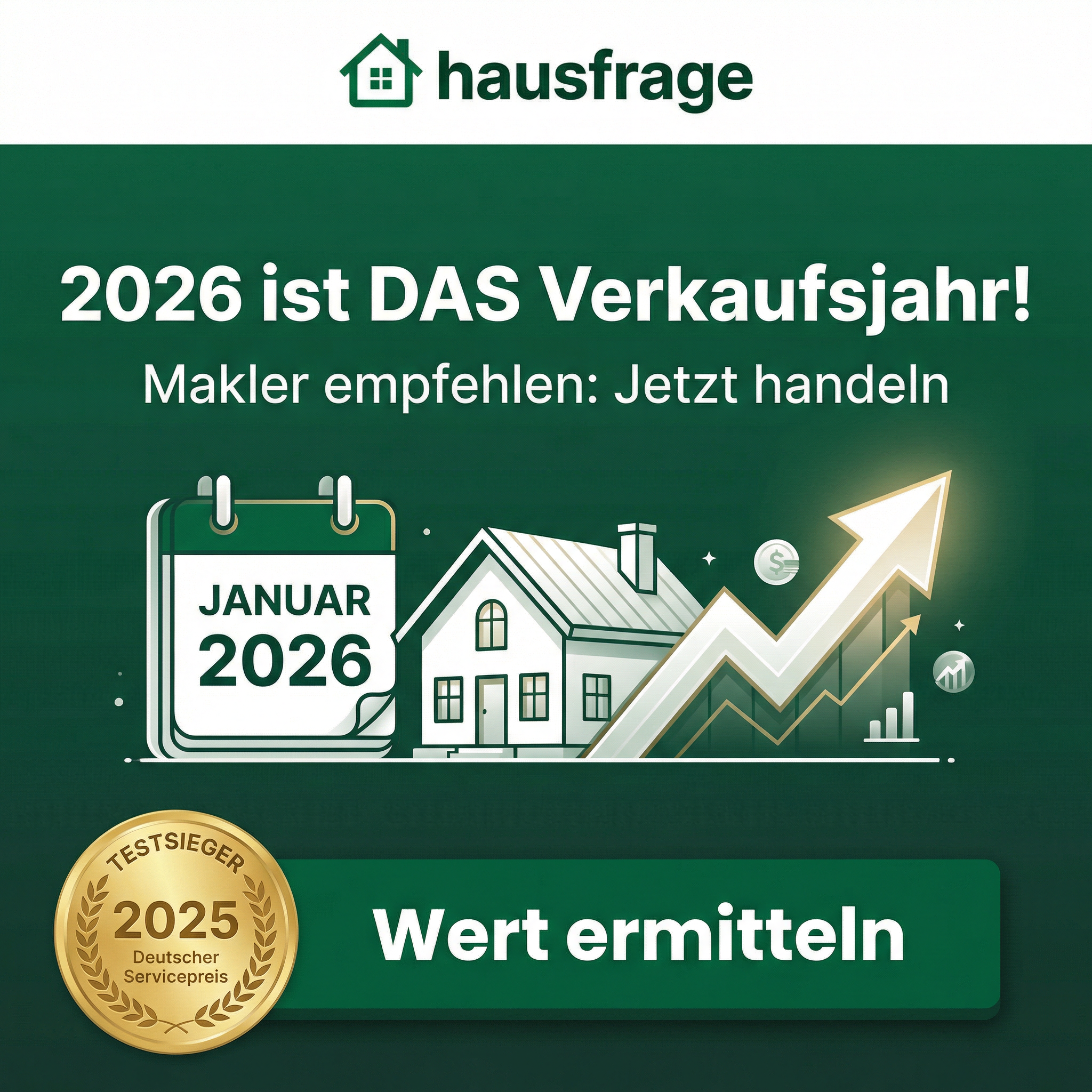 Hausfrage Facebook ad