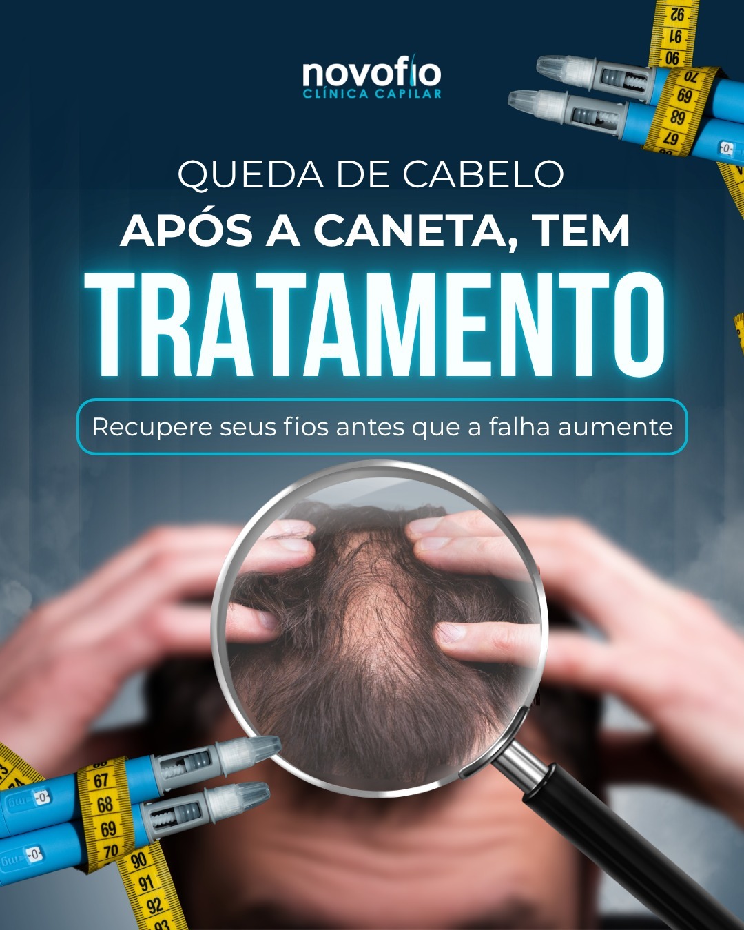 Novofio Araçatuba Clínica Capilar Facebook ad