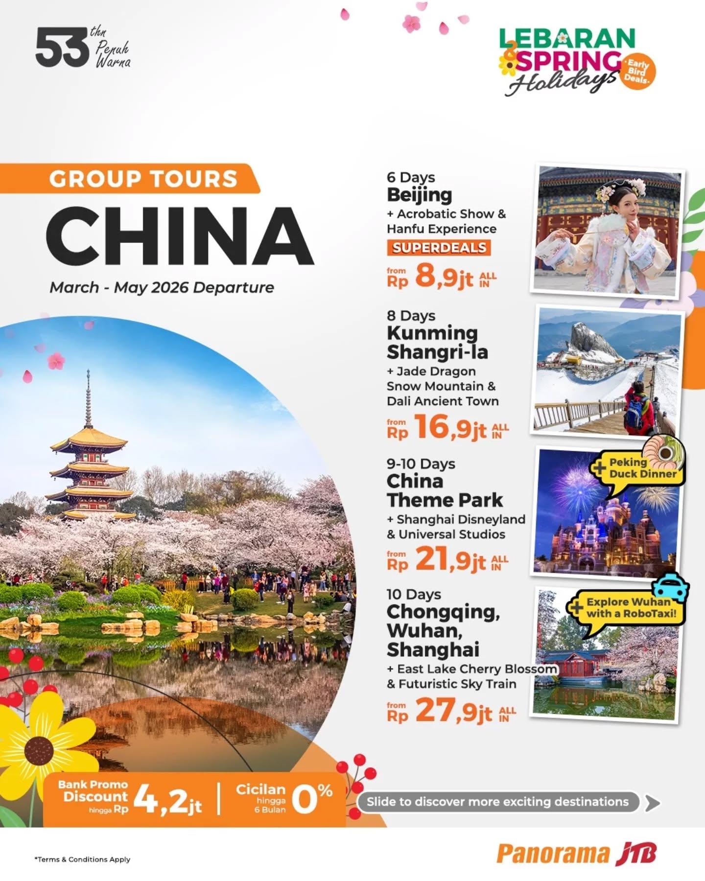 Panorama JTB Tours Facebook ad