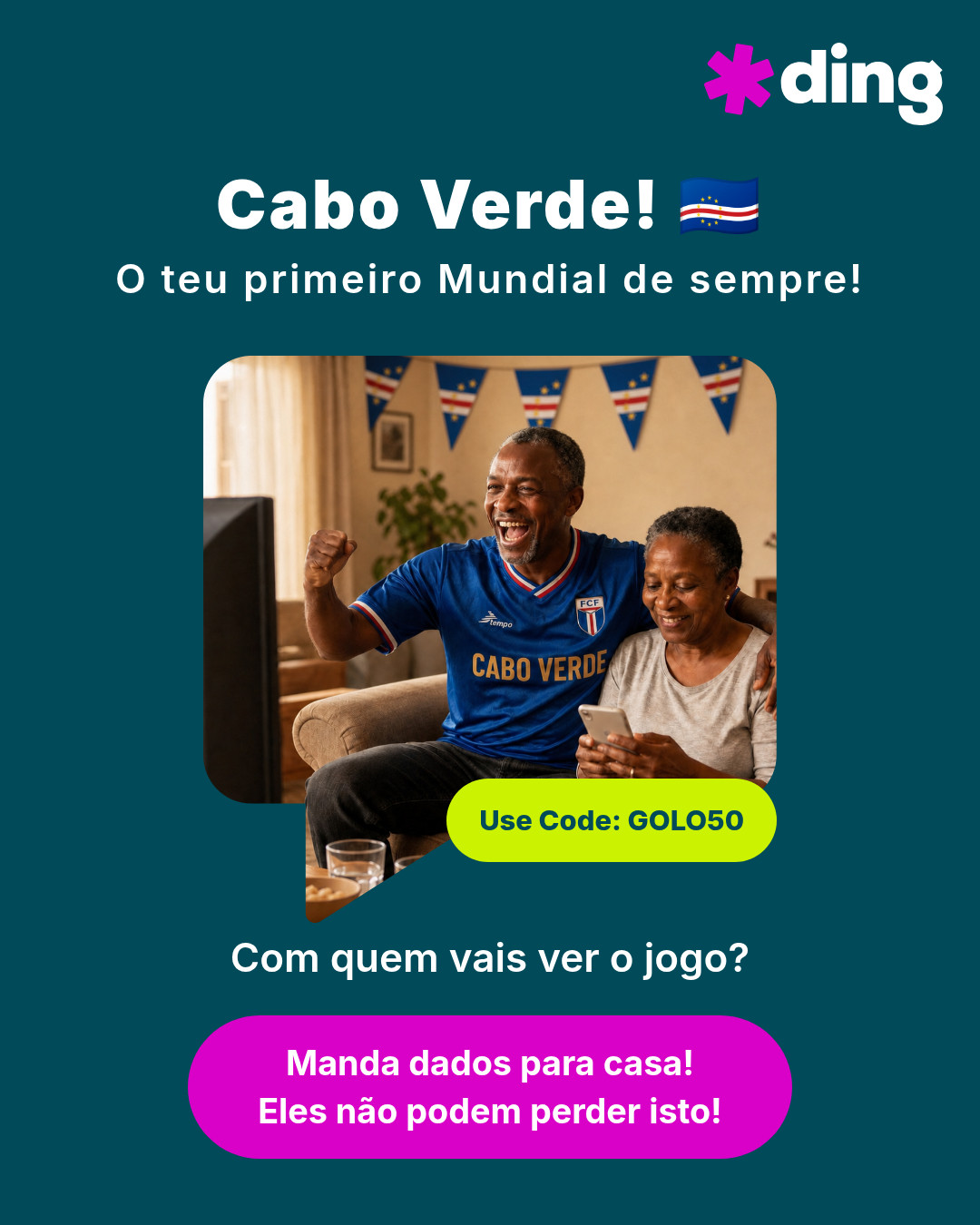 Ding Facebook ad
