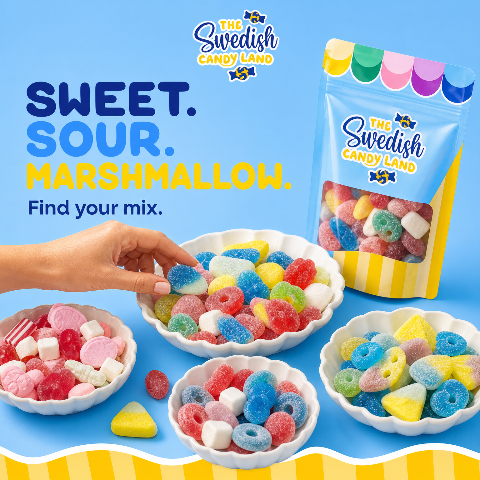 Swedish Candy Land Facebook ad