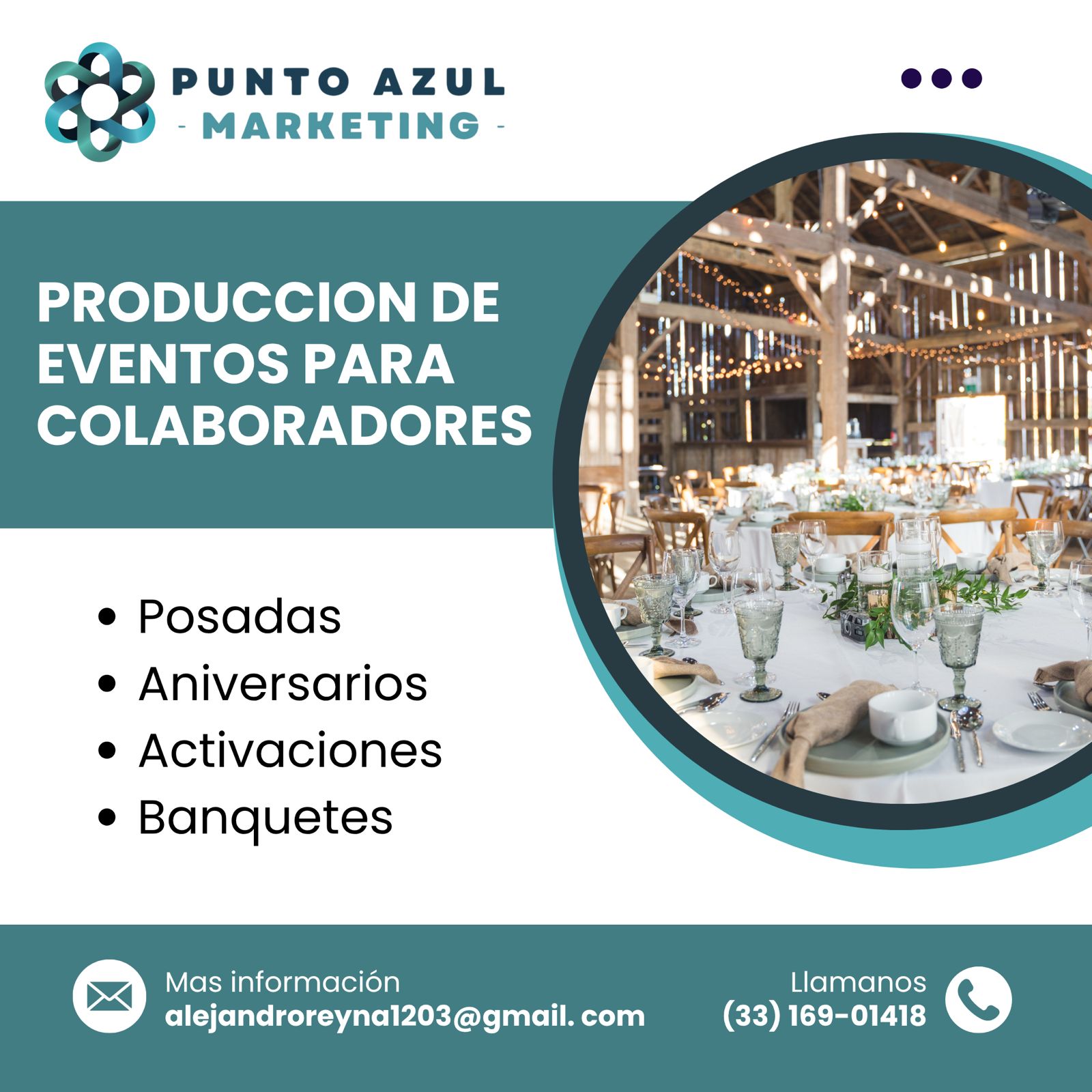 Punto Azul Marketing Facebook ad: Bienvenidos a Punto Azul Marketing