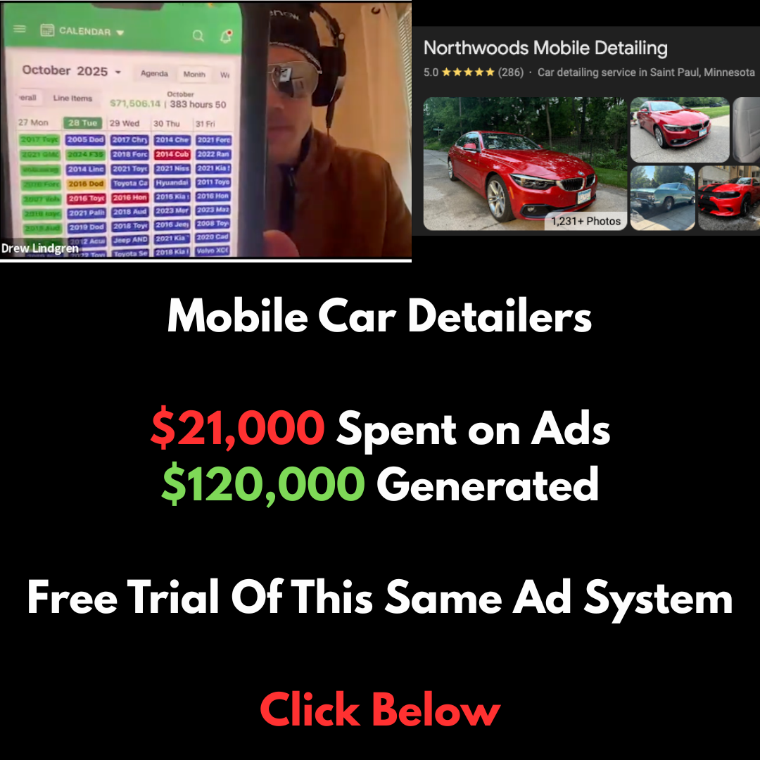 Rocket Detailer Facebook ad