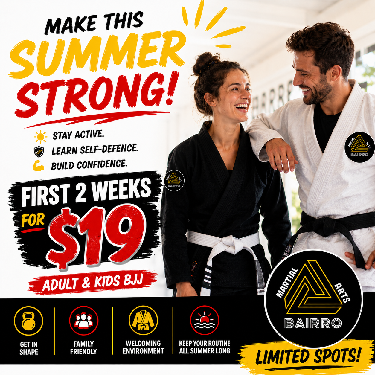 Bairro Brazilian Jiu-Jitsu & Muay Thai Kickboxing Facebook ad