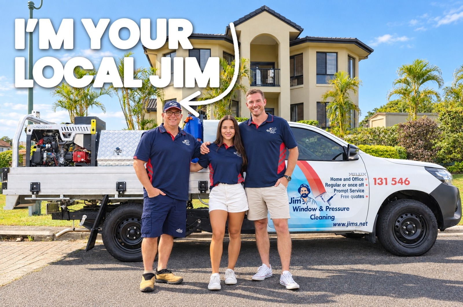 Jim's Window and Pressure Cleaning QLD Facebook ad