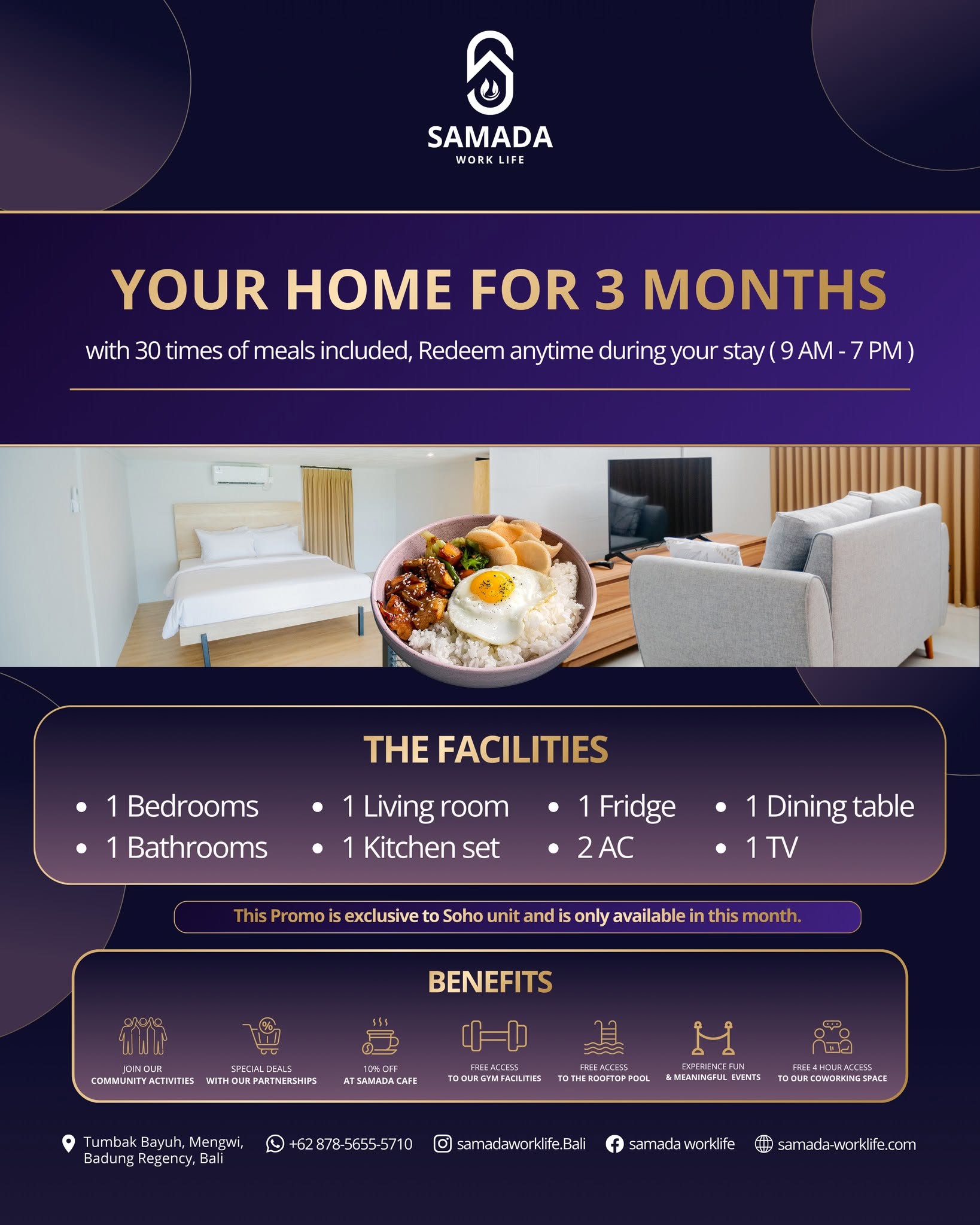 Samada Worklife Facebook ad