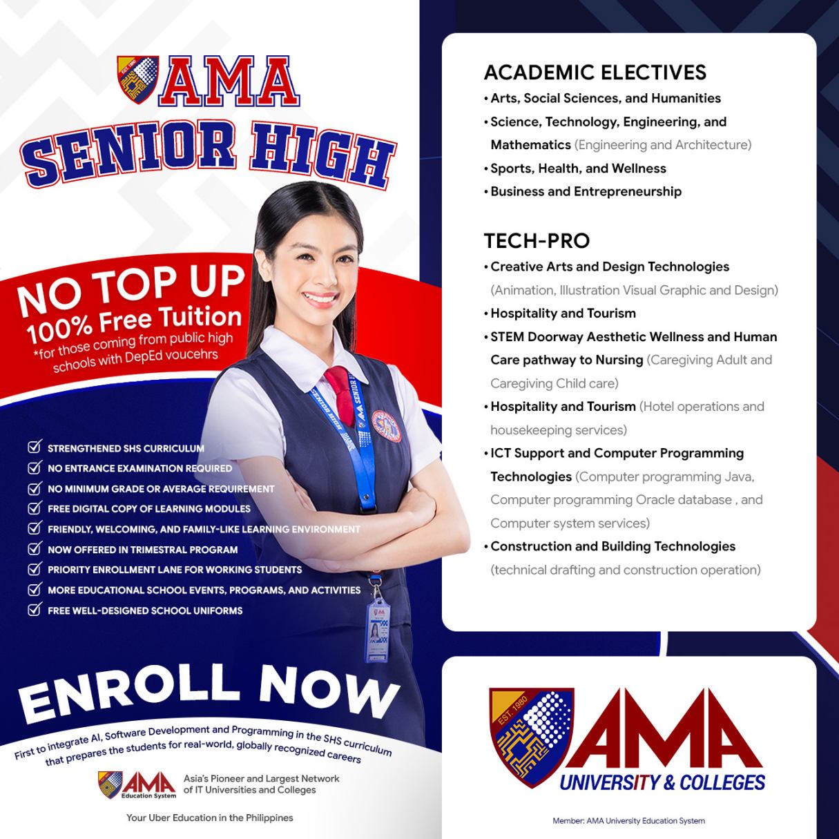 AMA Education System Facebook ad