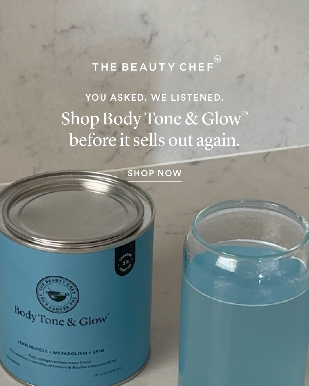 The Beauty Chef Facebook ad: 5-star rated-only $3.27 a day.