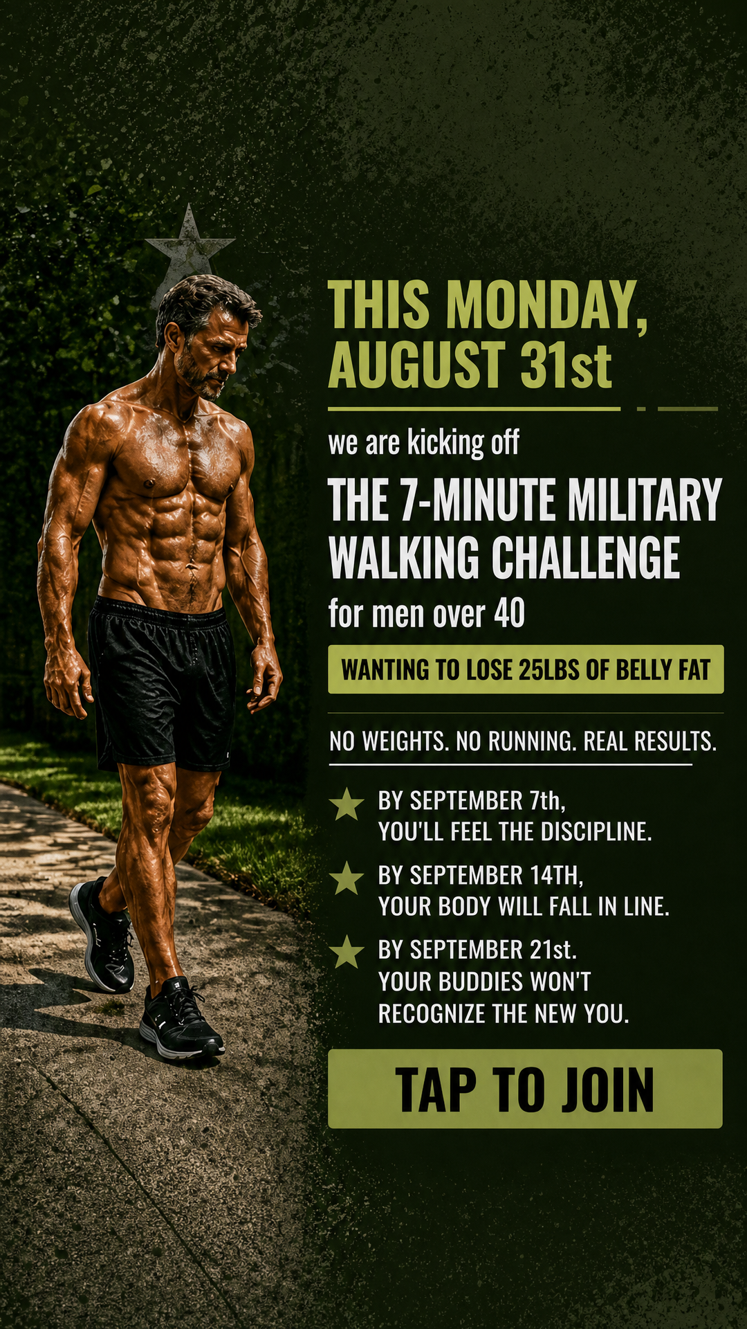 WalkFit Daily Walking Plan Facebook ad