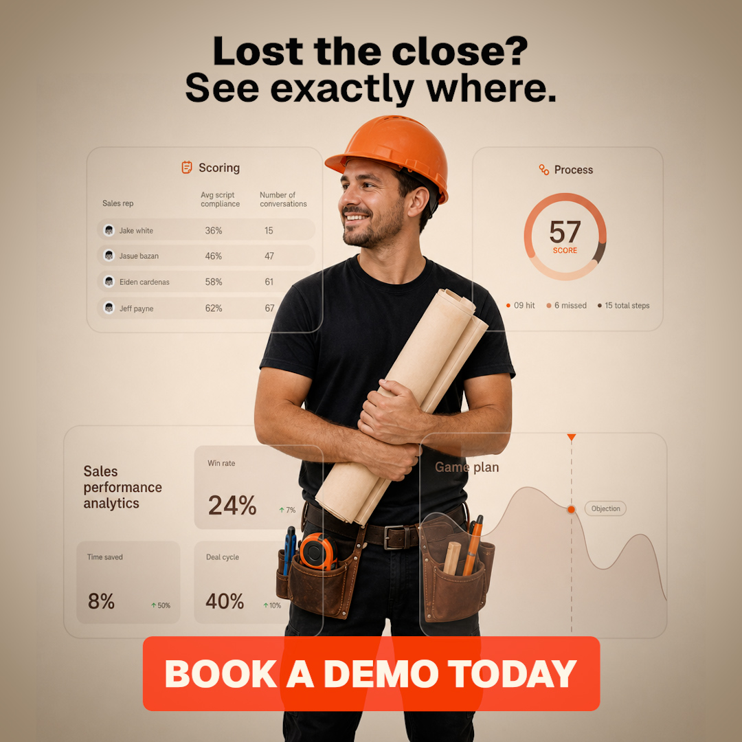 Sales Ask Facebook ad: See every visit. Coach every rep.