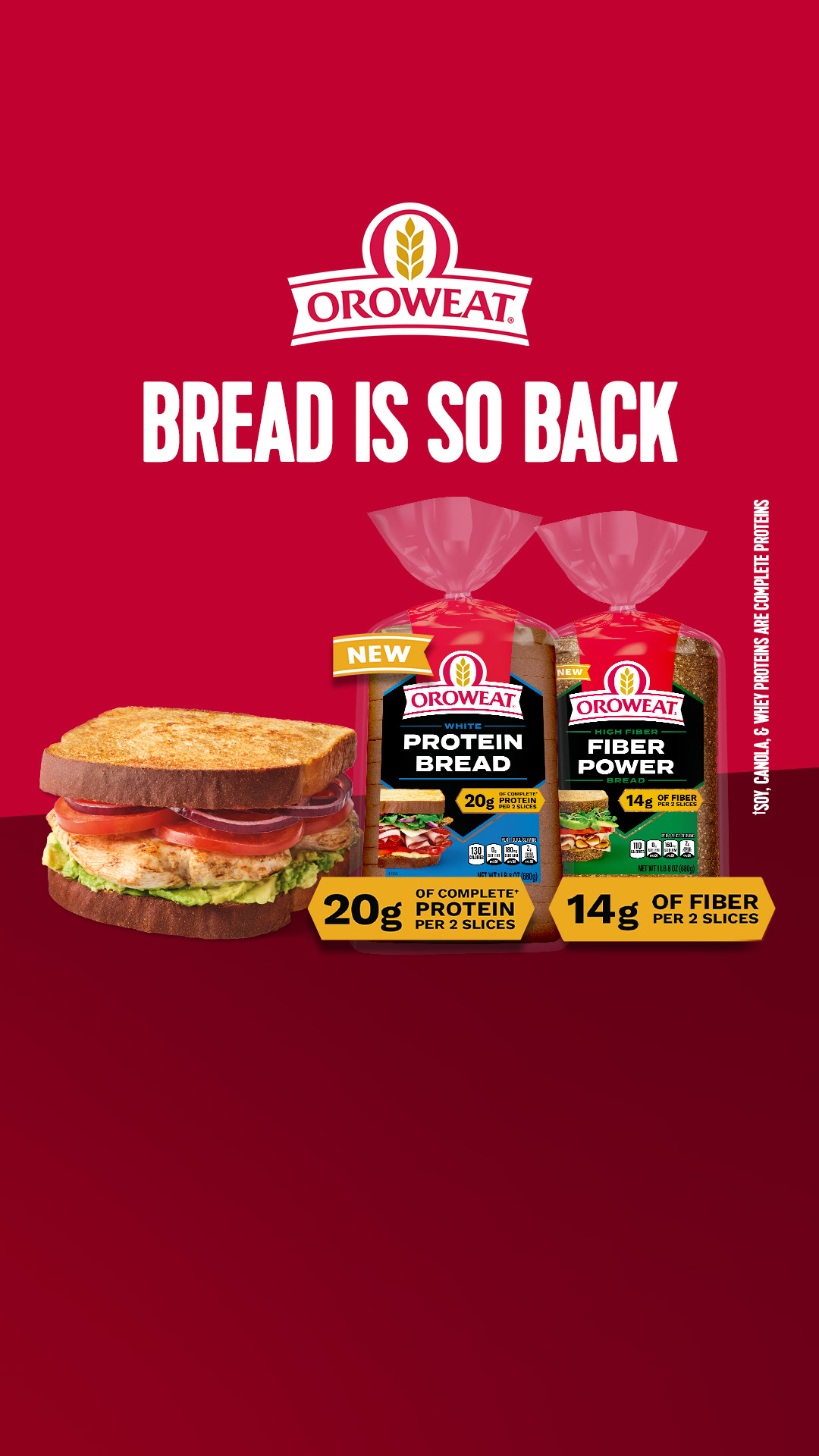 Oroweat Bread Facebook ad