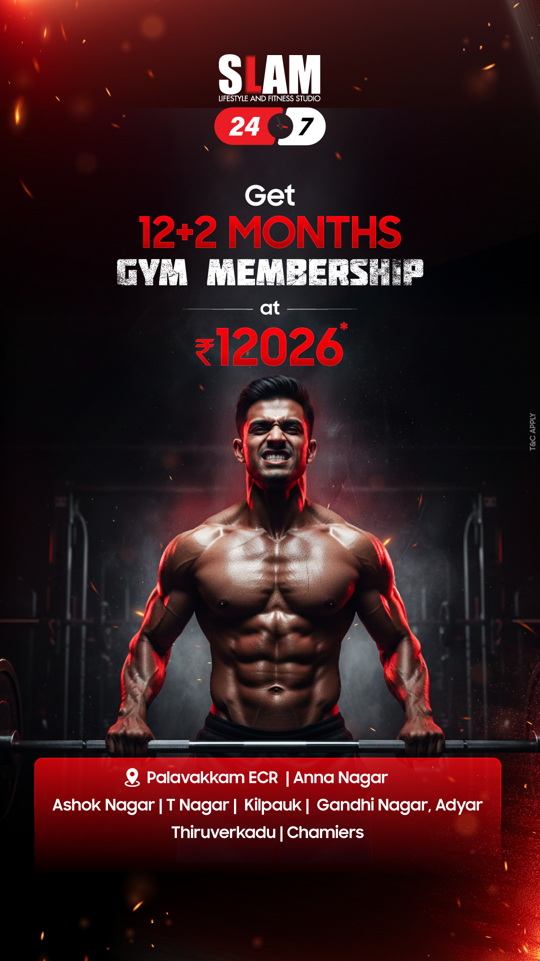 SLAM Lifestyle and Fitness Studio Facebook ad
