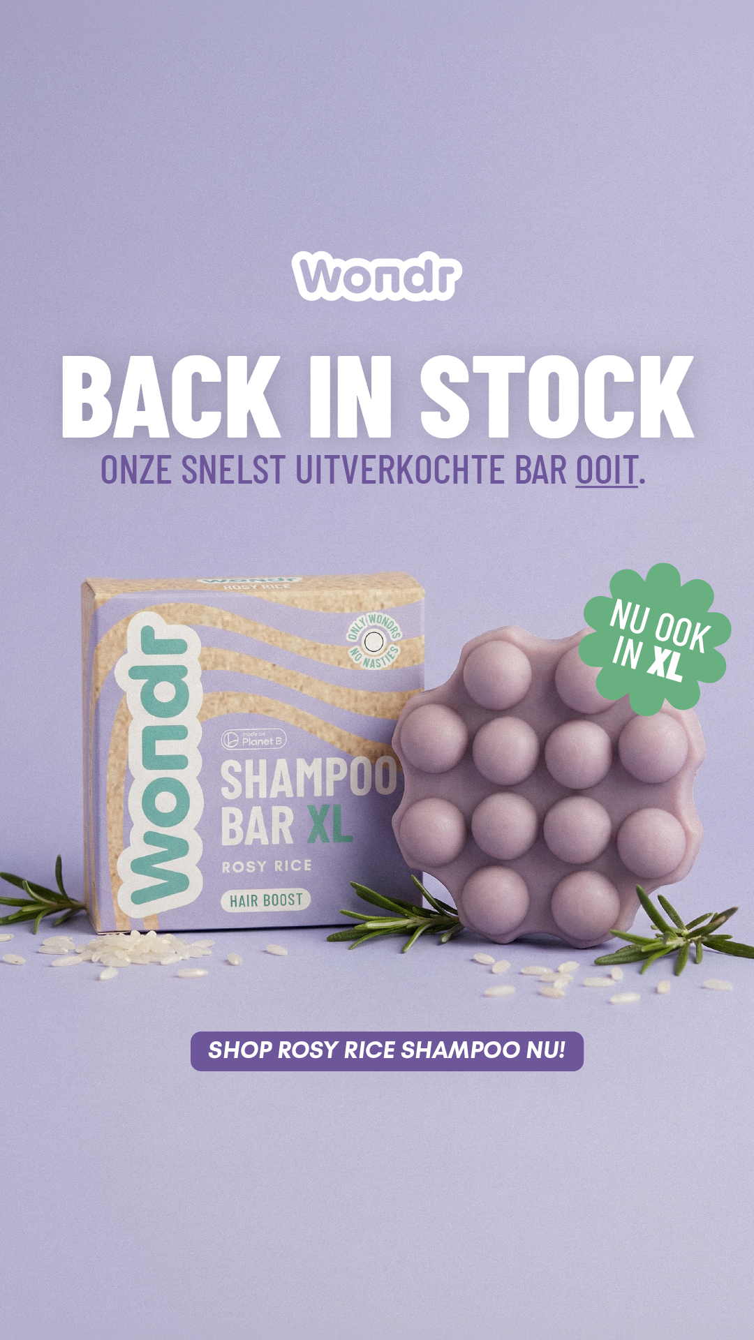 WONDR care Facebook ad
