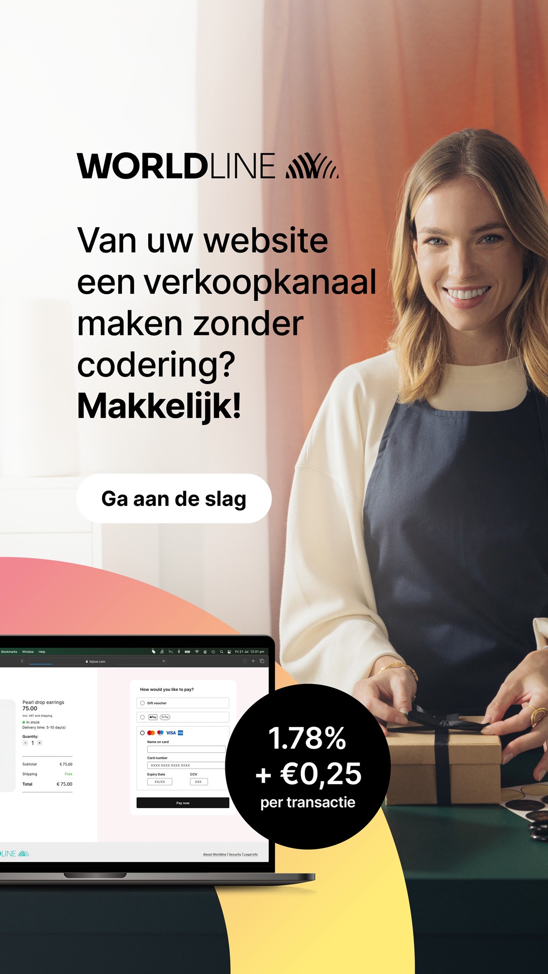 Worldline België Business Facebook ad