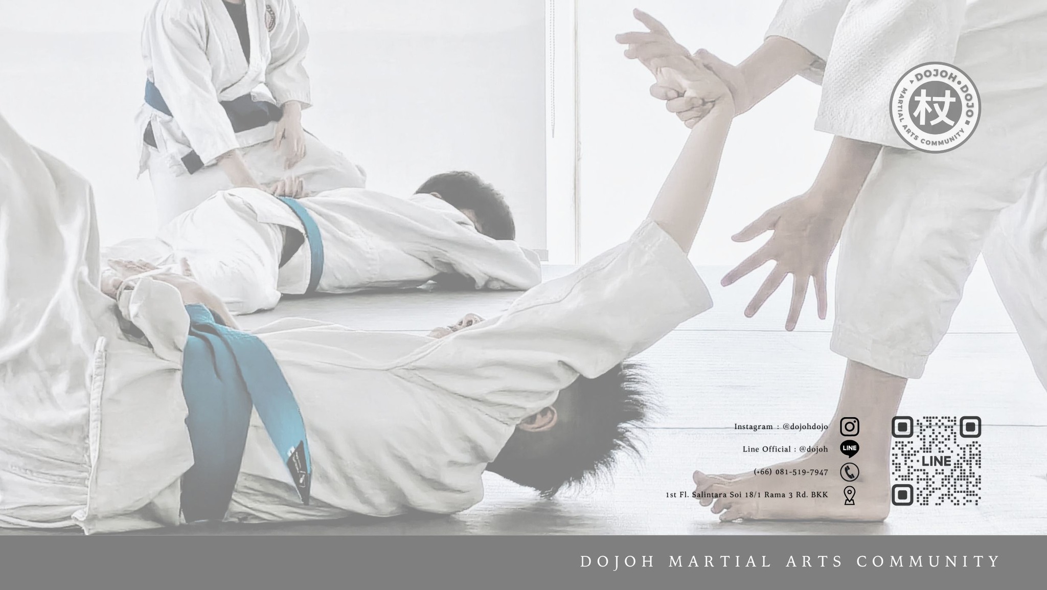 DOJOH Facebook ad: AIKIDO • JUDO • BRAZILIAN JIU-JITSU