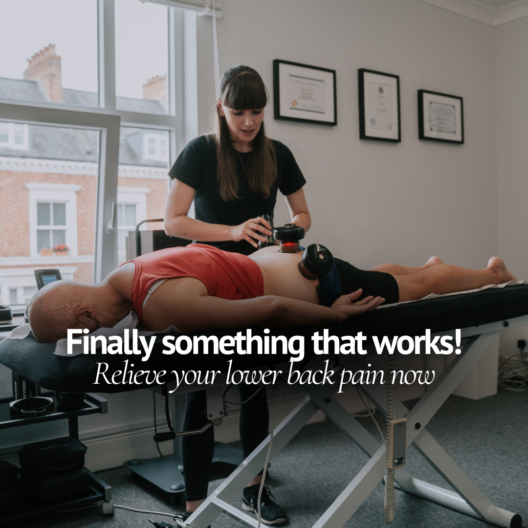 St Giles Physiotherapy Facebook ad: Fix your back - Save 50% on your first session