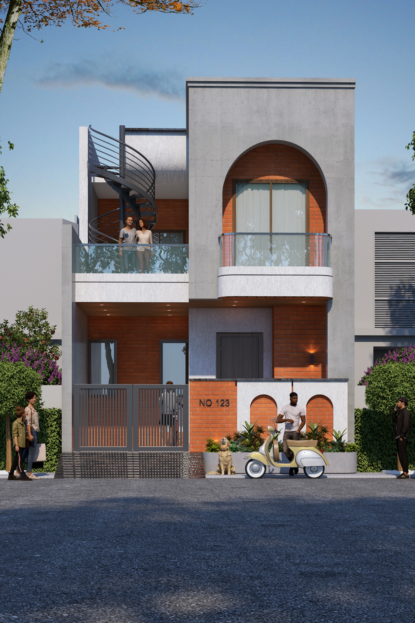 Aakaar Builders Facebook ad: Chat with us